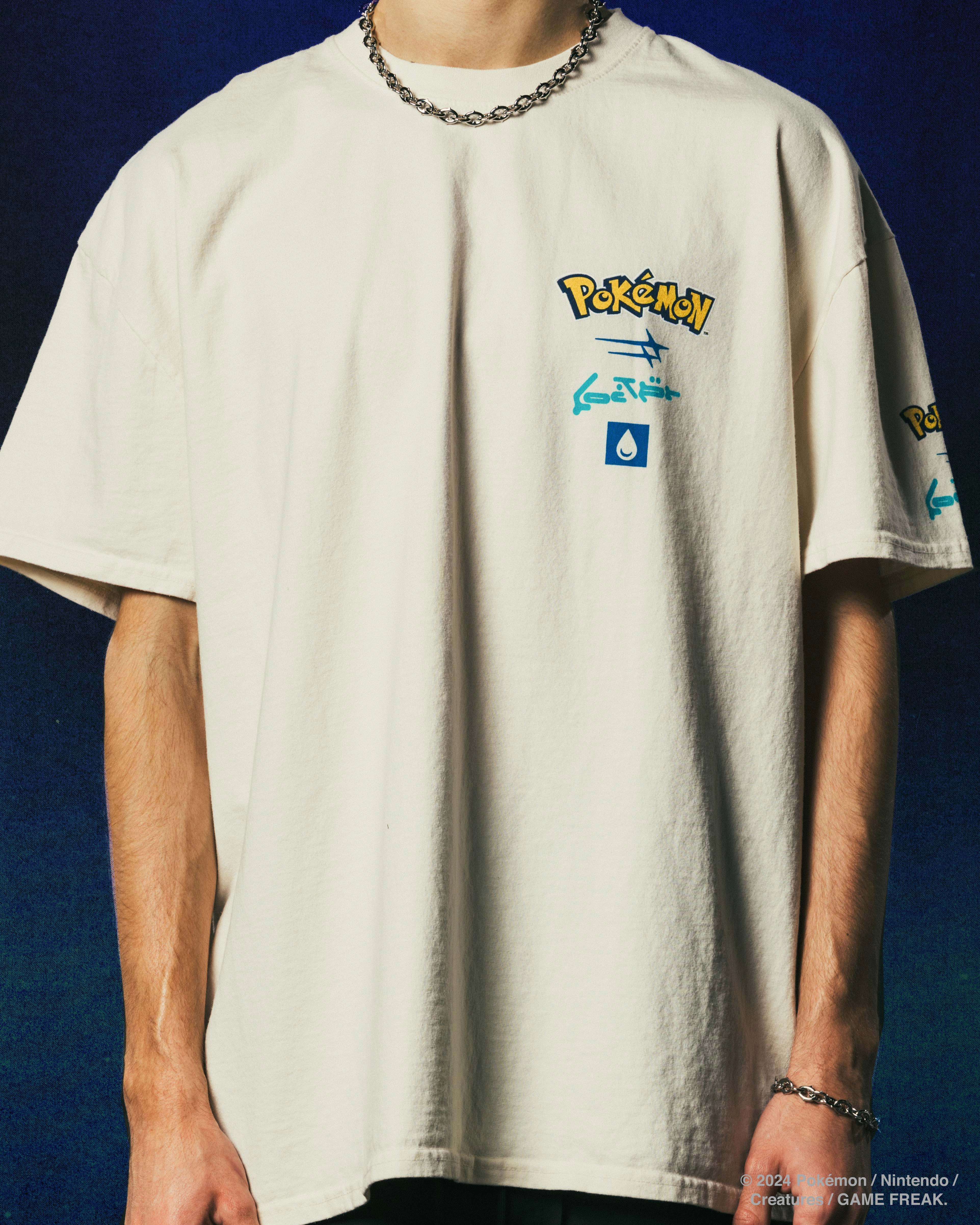 Pok??mon By Loiter Squirtle Heavyweight T-Shirt Off White Compression Fit Technology ContrastTipping