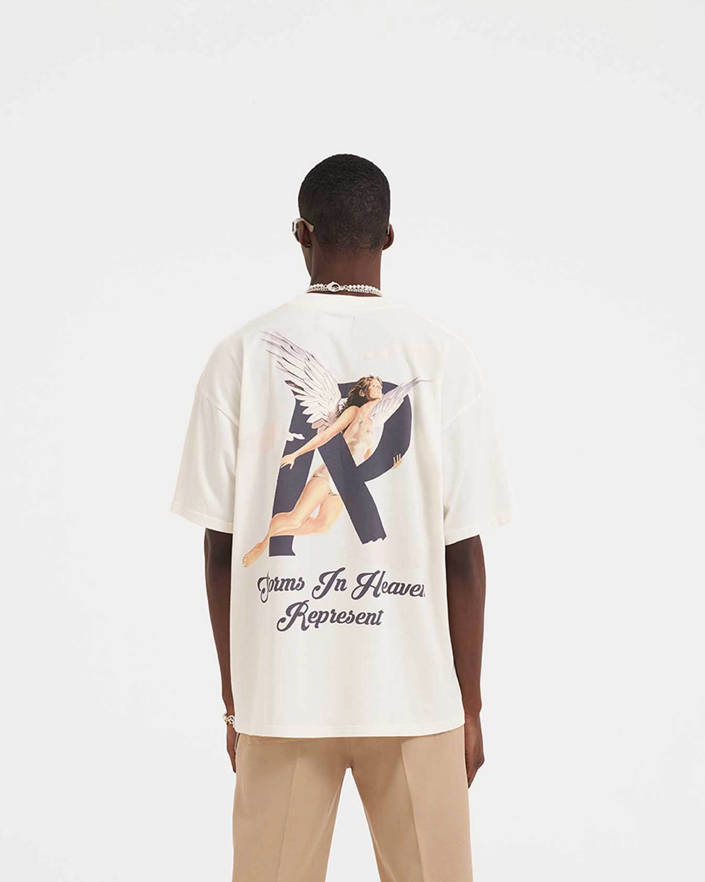 Storms In Heaven T-Shirt - Flat White Performance Wear Fit Cozy and Soft