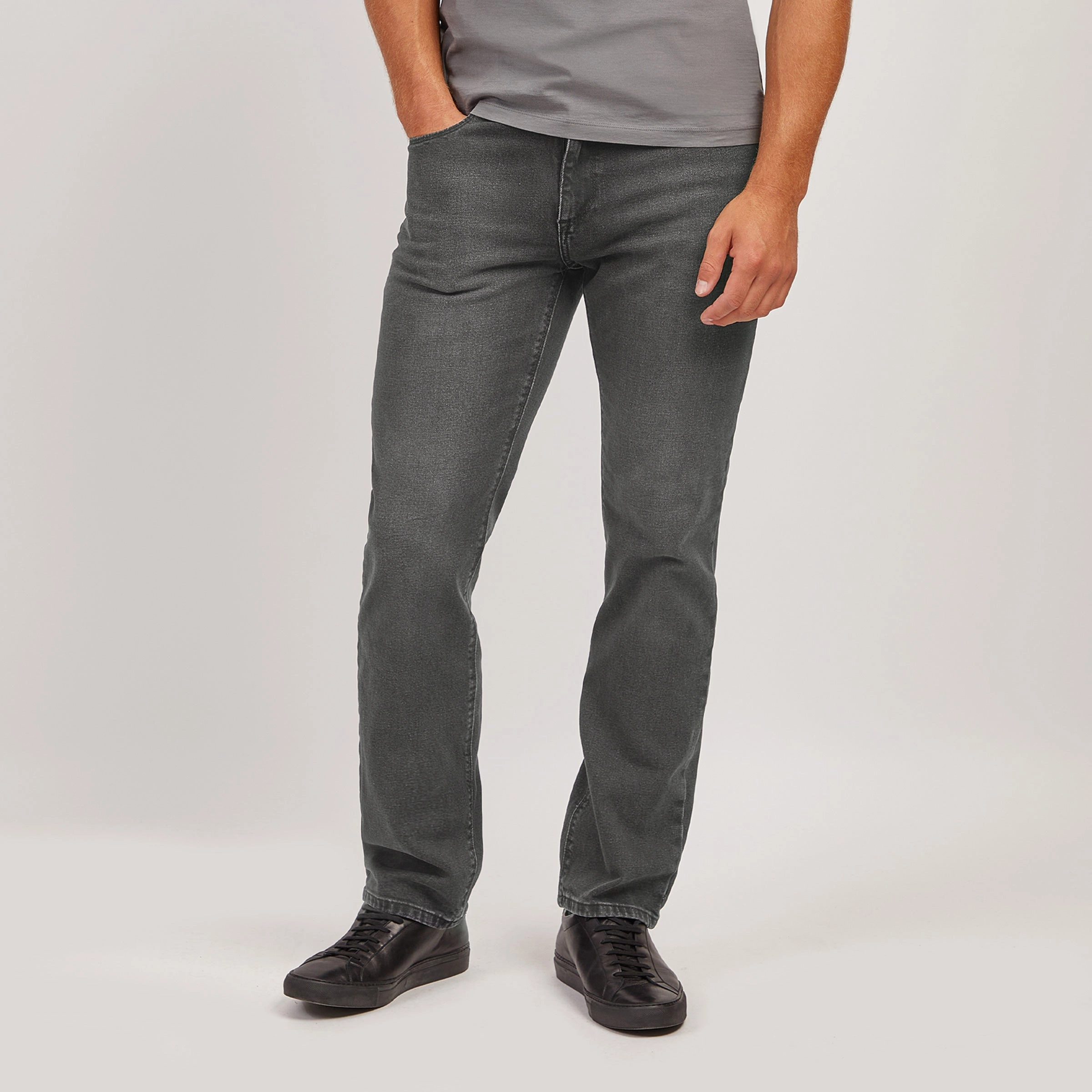 Straight Allen Jeans Seamless Pocket Design