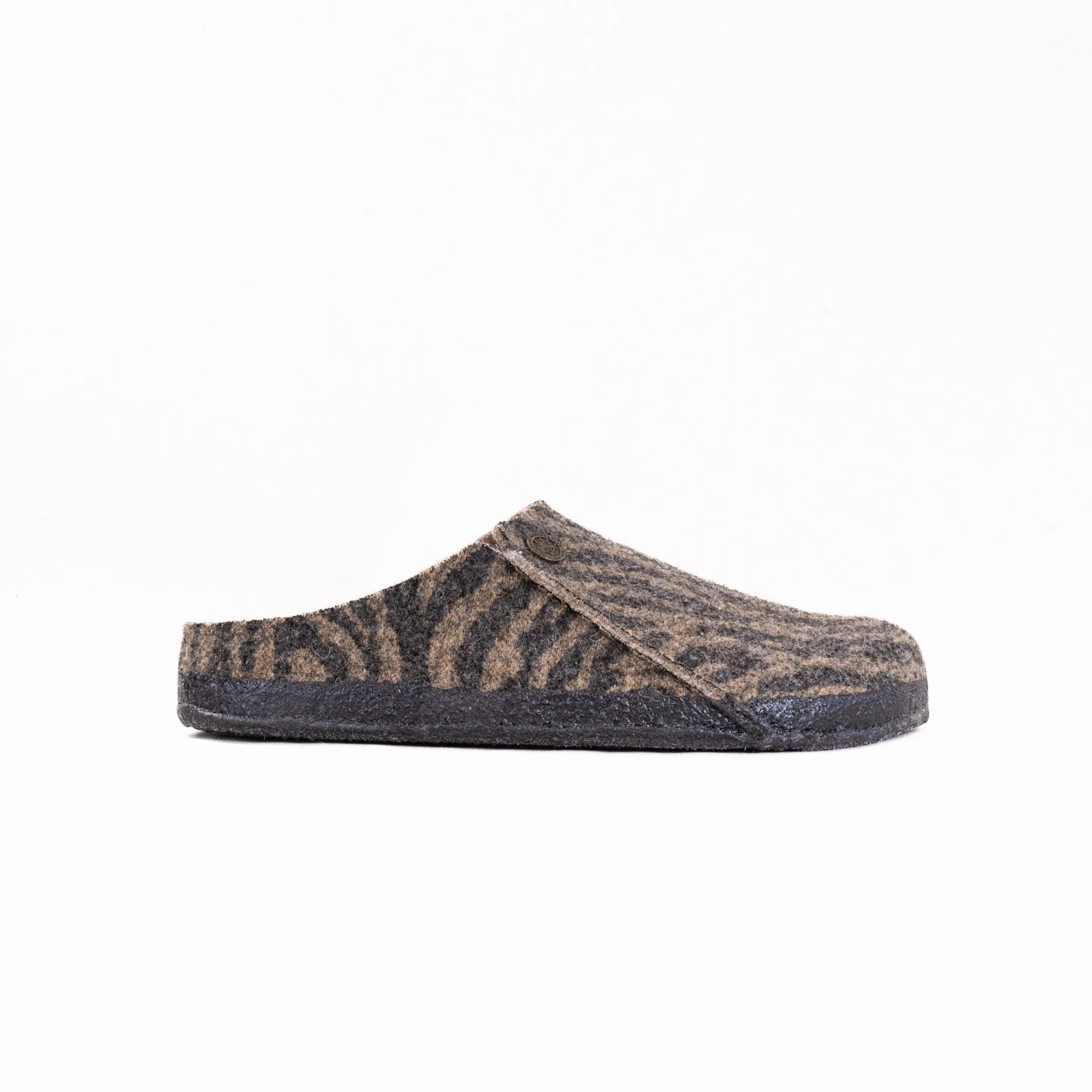 Birkenstock Zermatt Shearling (Women's) - Zebra Toffee Melange Slip On Flex Slip On Movement
