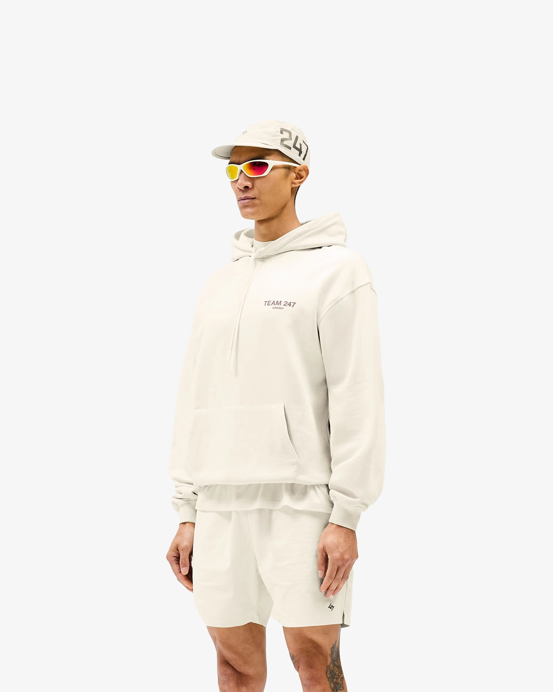 Warm Fit Pride wear Team 247 Oversized Hoodie - Cream