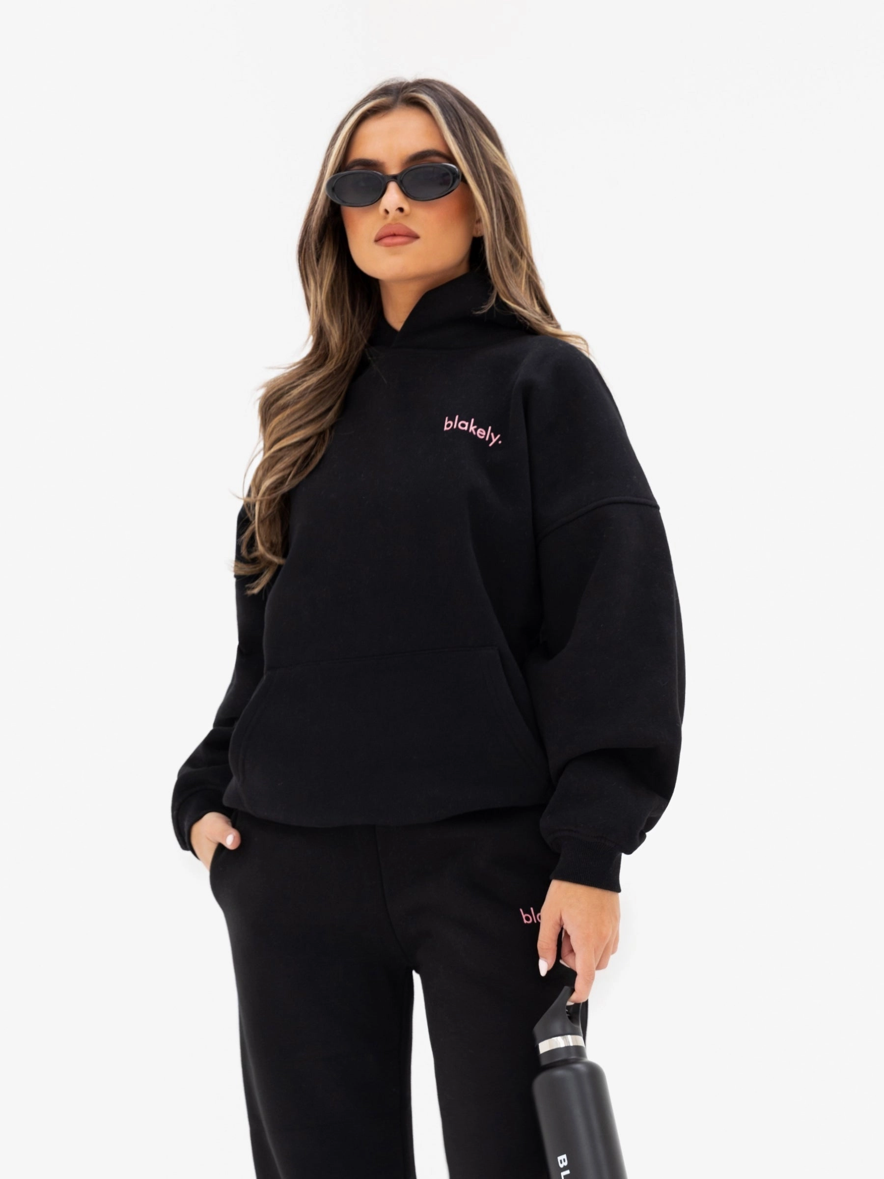 Comfortable Wear Comfy Design Lexi Wide Leg Sweatpants - Black