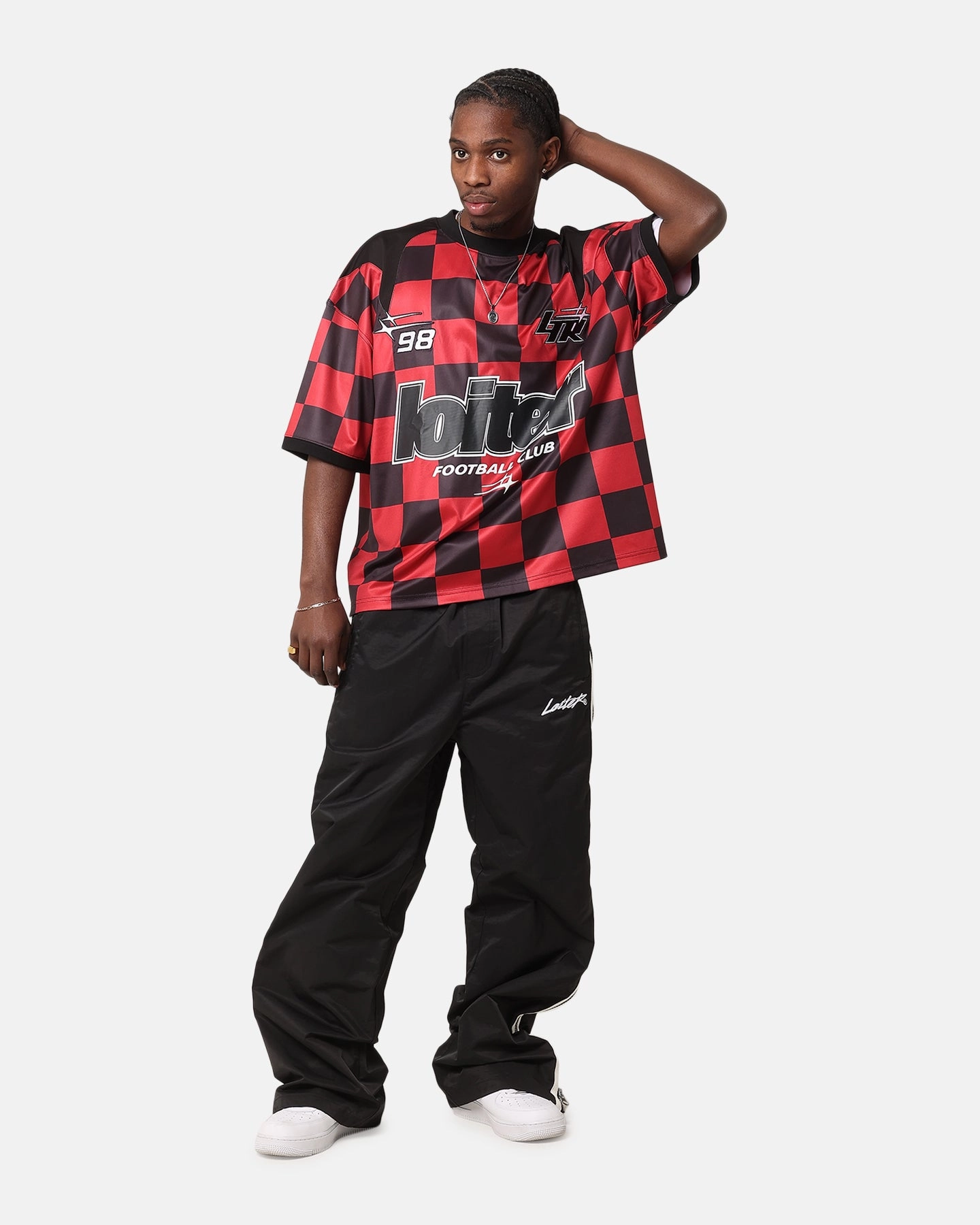 StaticDissipative No Frills Fit Loiter Hunter Track Pant Black