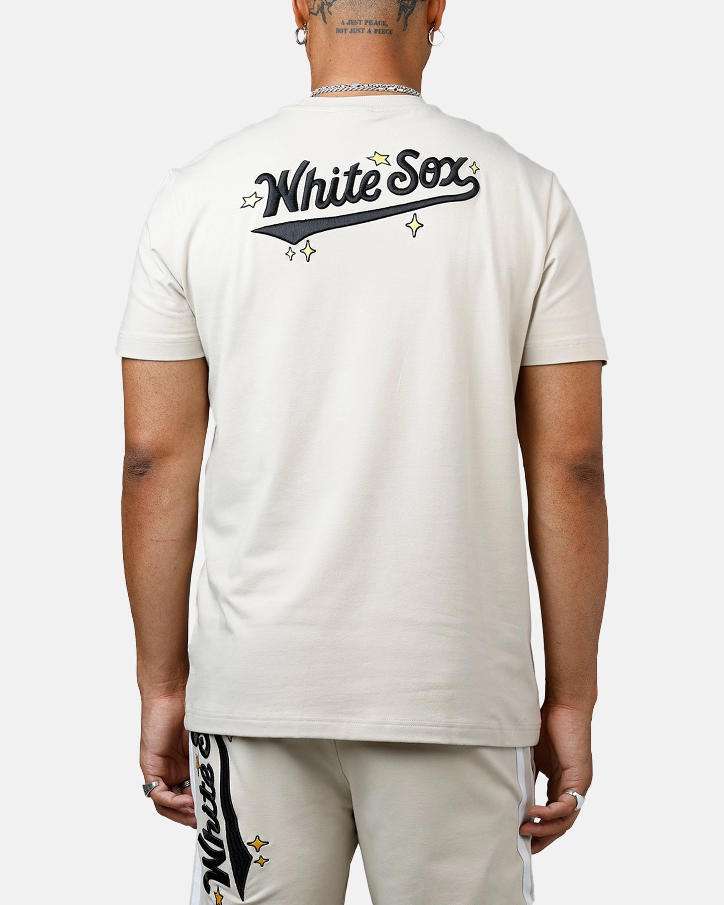 Durable Reinforced Shoulders SnagResistant Fabric New Era Chicago White Sox 'Logo Select' Summer T-Shirt Stone