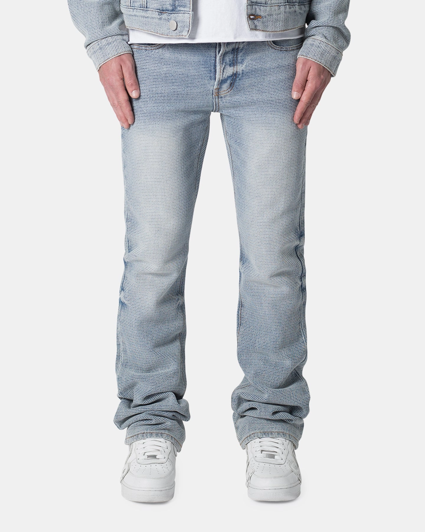 Sport Friendly MNML B575 Flare Denim Jeans Blue