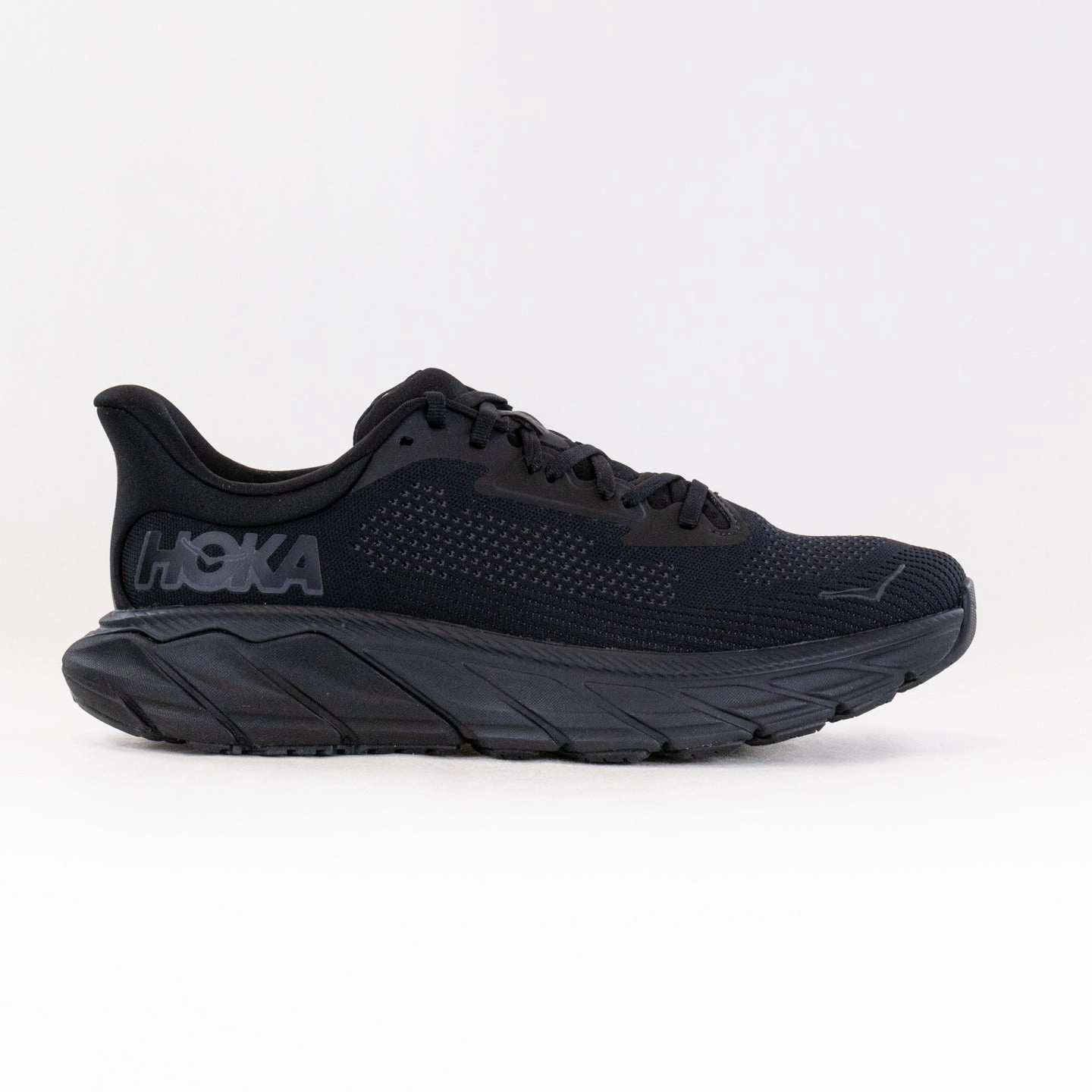 Hoka Arahi 7 (Men's) - Black/Black Lightweight Durable Build