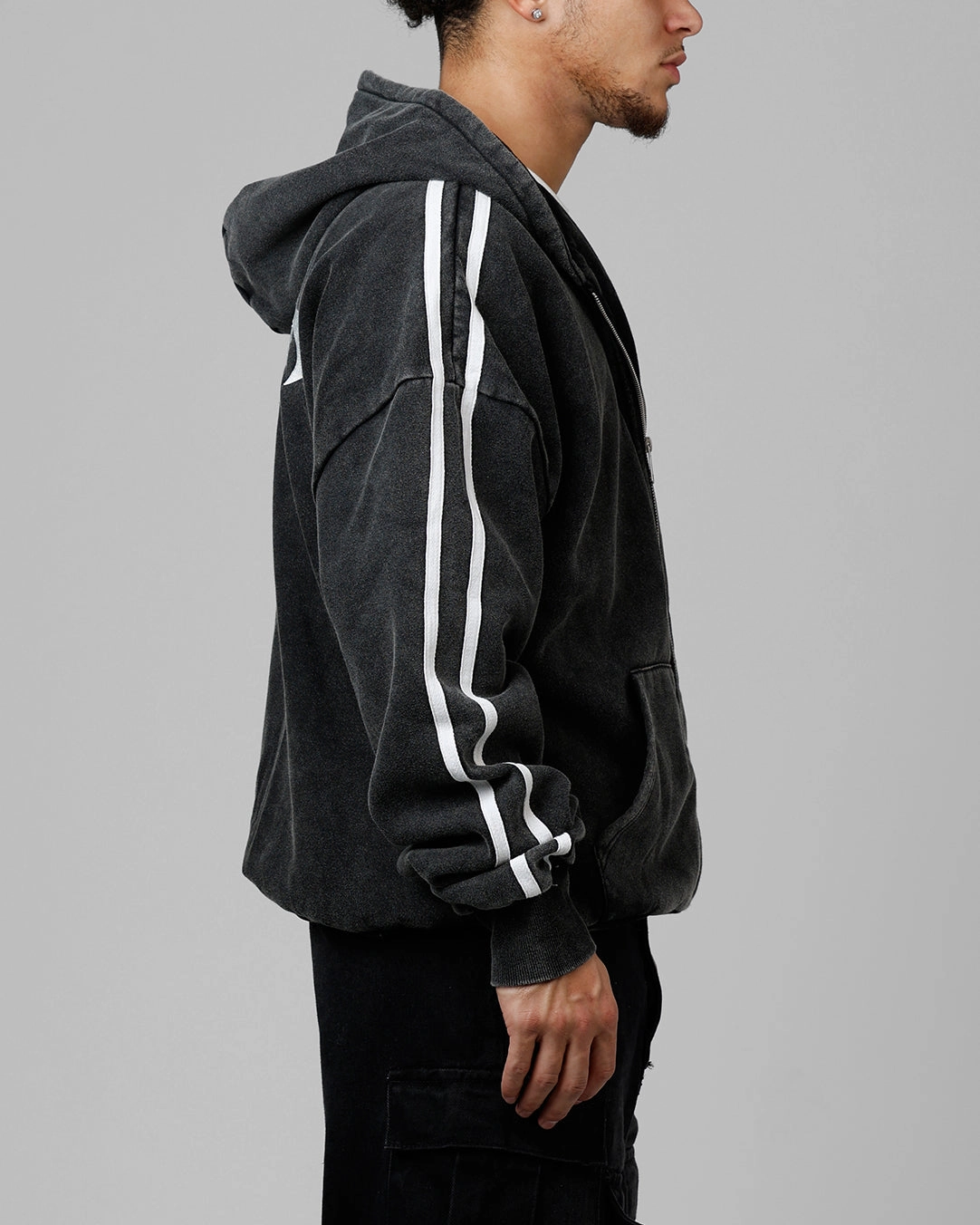 Loiter Night Vision Hoodie Washed Black UVProtective Coating