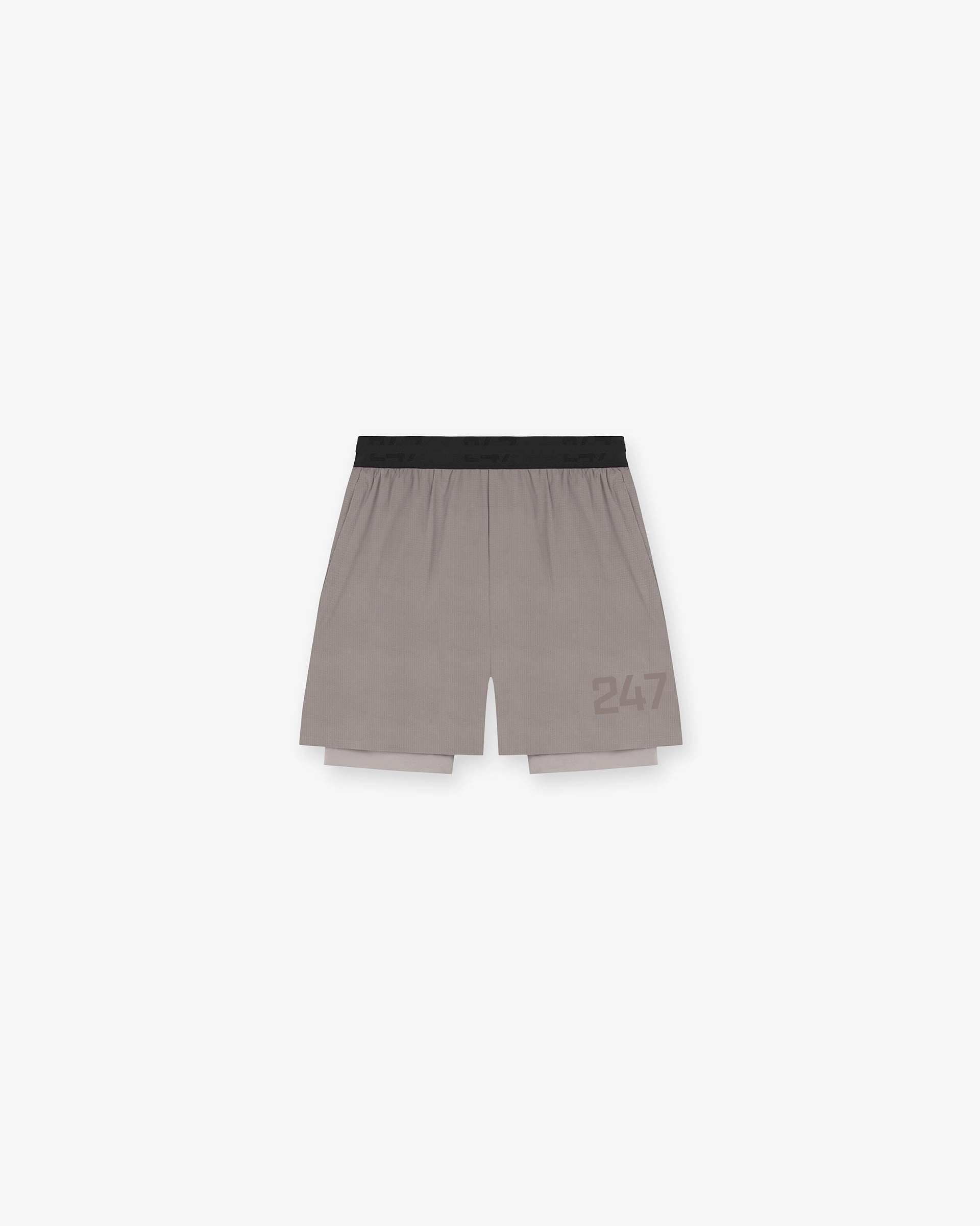 247 Trail Short - Cinder Stretch Layer
