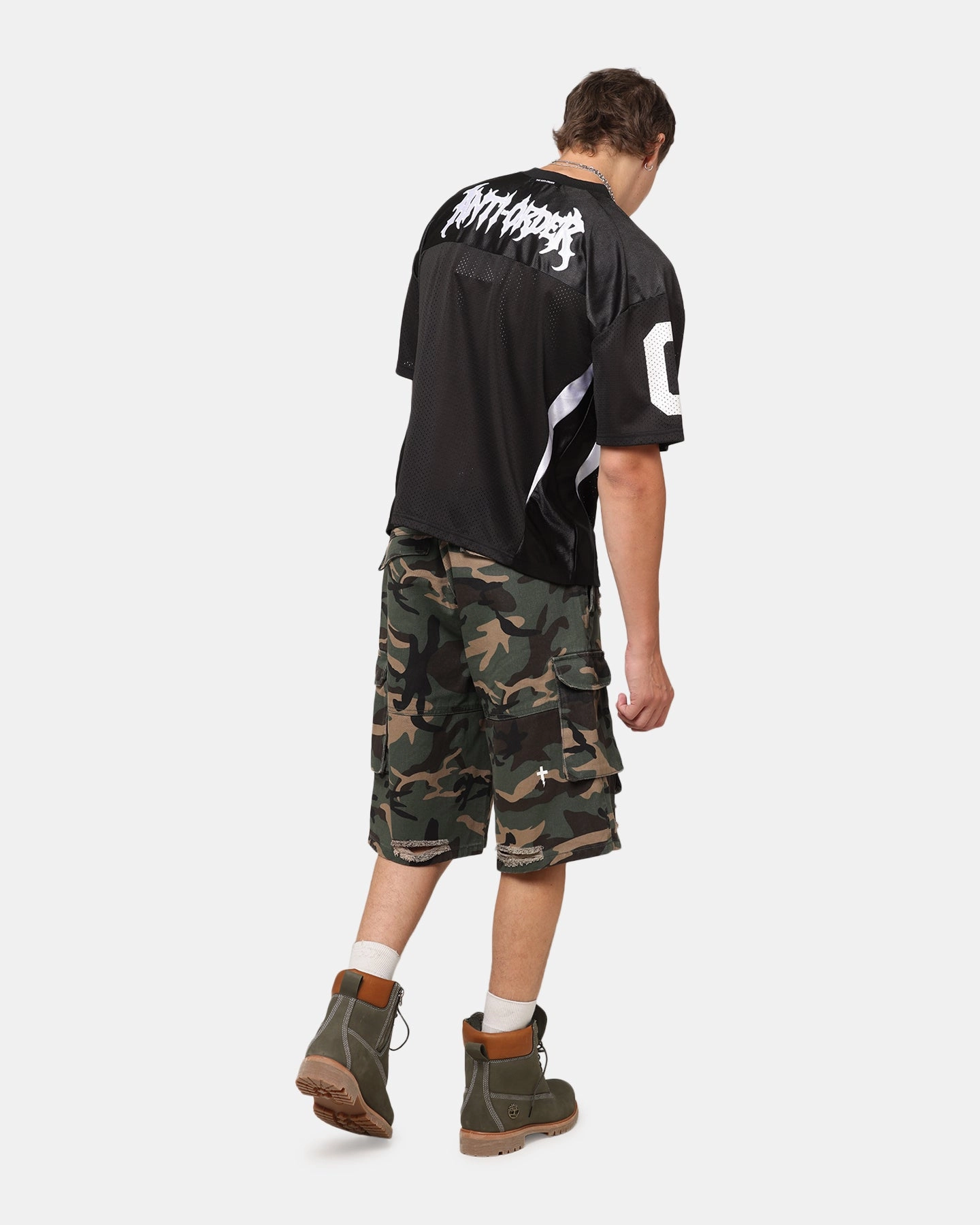 The Anti Order Sparta Mesh Team Jersey Black/White BiodegradableFabric