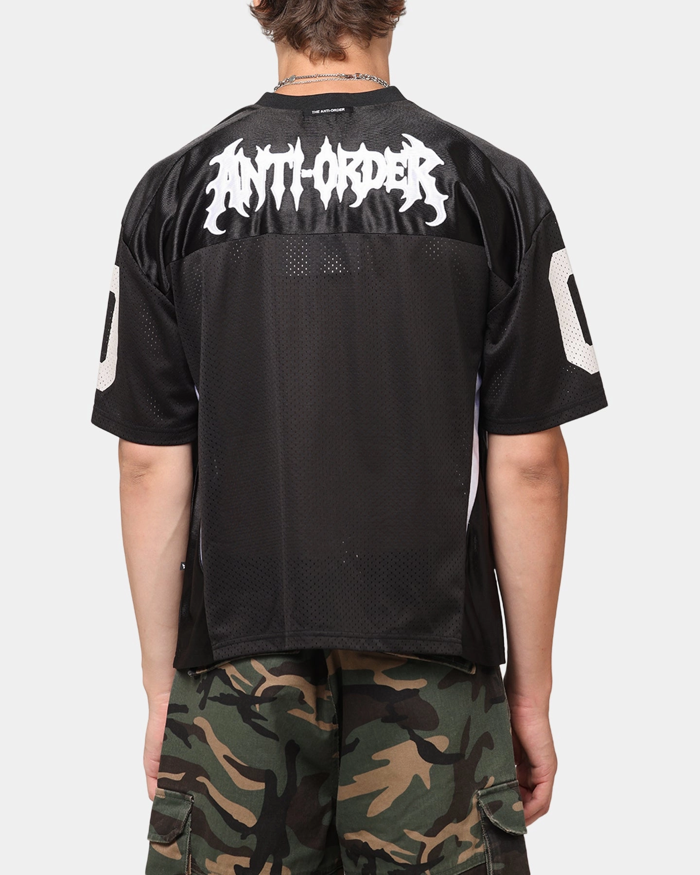 The Anti Order Sparta Mesh Team Jersey Black/White Anti Static Fabric