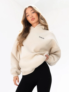 Comfy Design Fit Potoroo like Sami Oversized Hoodie - Bone
