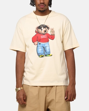 Market Fit Check Bear T-Shirt Cream Warm Layer