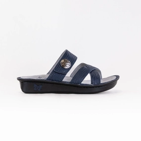 Comfort Padding Contoured Arch Shape Alegria Victoriah (Women's) - Basketry Navy