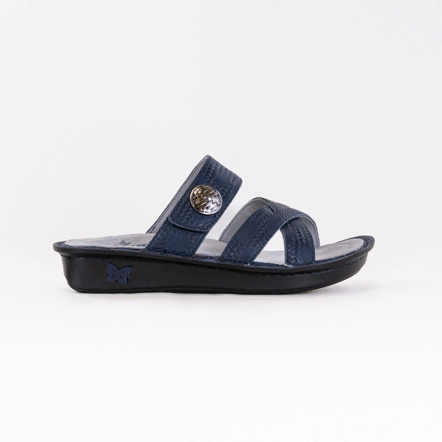 Comfort Padding Contoured Arch Shape Alegria Victoriah (Women's) - Basketry Navy