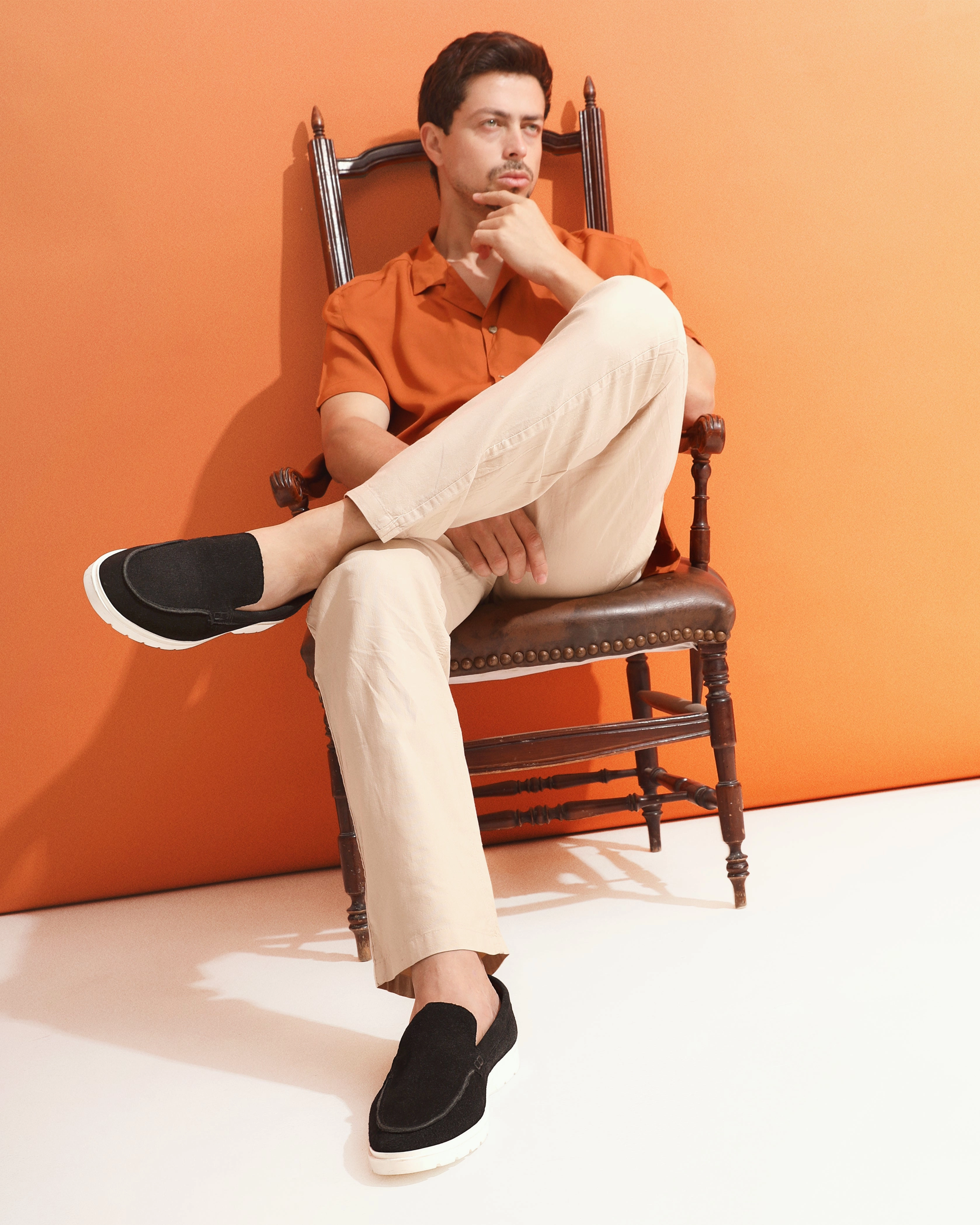 Harbor Walks Forest Lane Brio Lazy Days Slip-On- Black