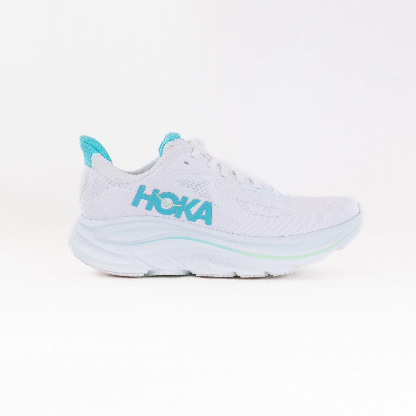Neutral Pronation Support Hoka Clifton 10 Wide (Women's) - White/Cielo Blue
