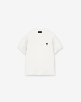 Represent X Belstaff Patch T-Shirt - Flat White Quick Dry Performance FunctionalPockets