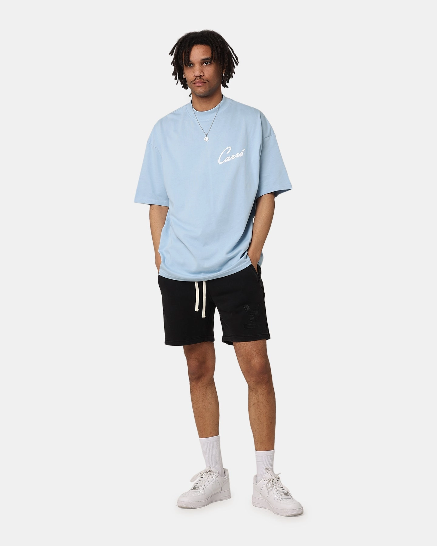 FlexibleCuffs The Carre Swifty T-Shirt Light Blue