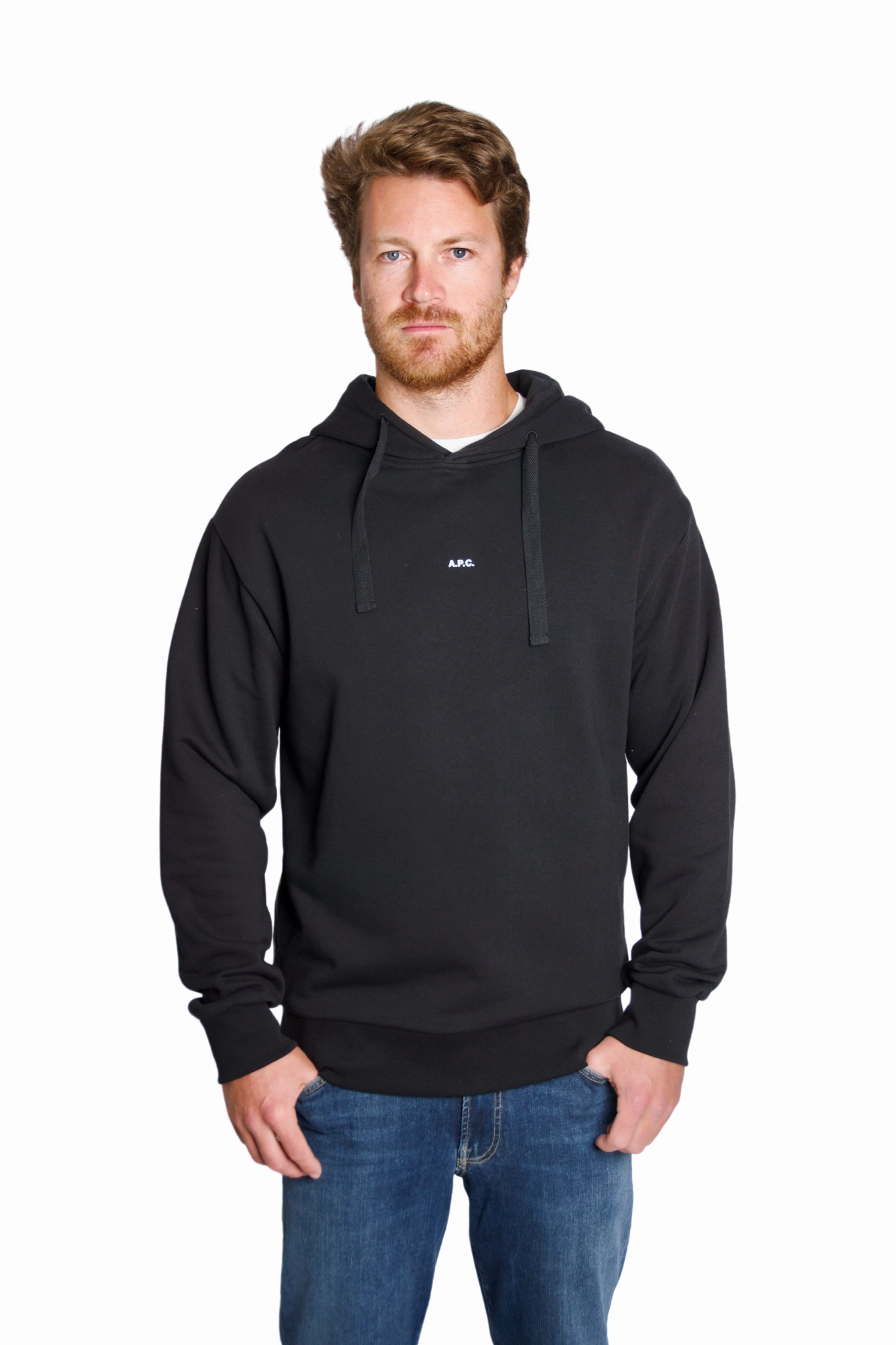 Festival Outfit Urban Comfort Larry Hoodie in Black