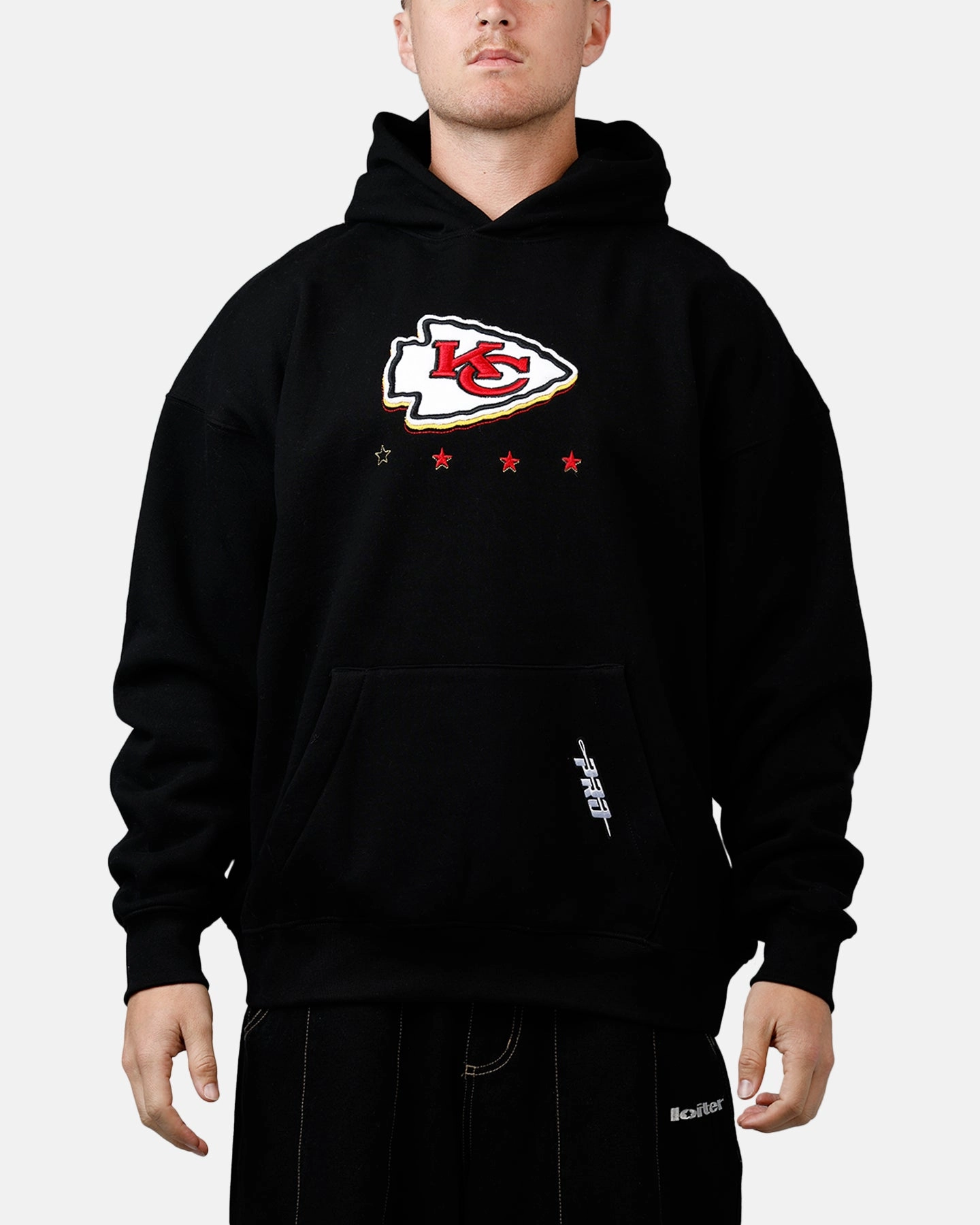 Pro Standard Kansas City Chiefs Kickoff Hoodie Black/Red anti static coating