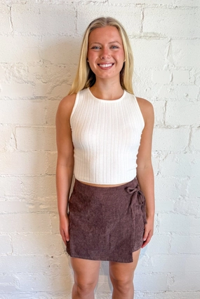 Moisture Wicking Yarn Sustainable Fibers Sweater Tank Crop Top