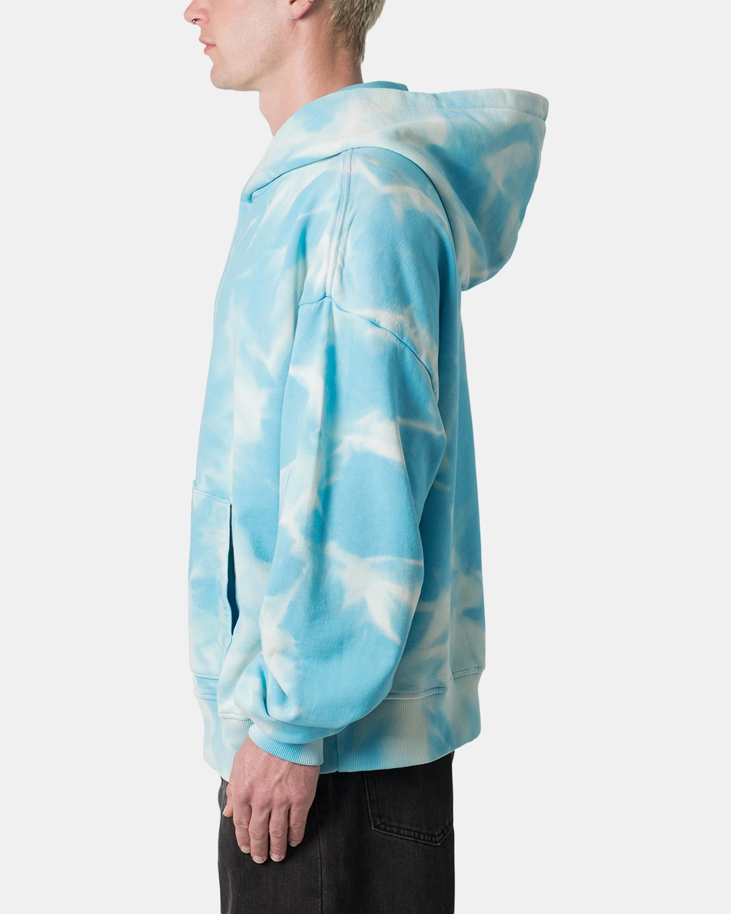 Abrasion Resistant Fabric Office Attire MNML Plur Hoodie Blue