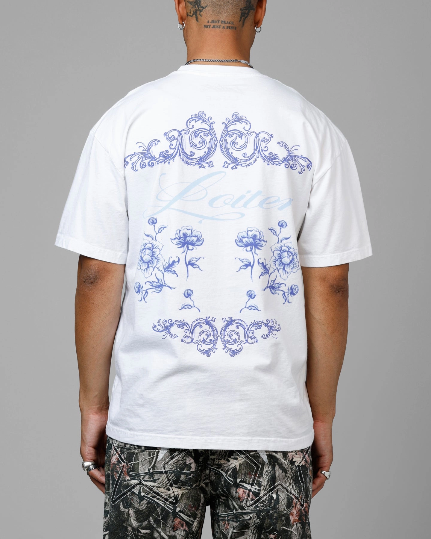 Loiter Fine China Heavyweight T-Shirt White UltraLightweight