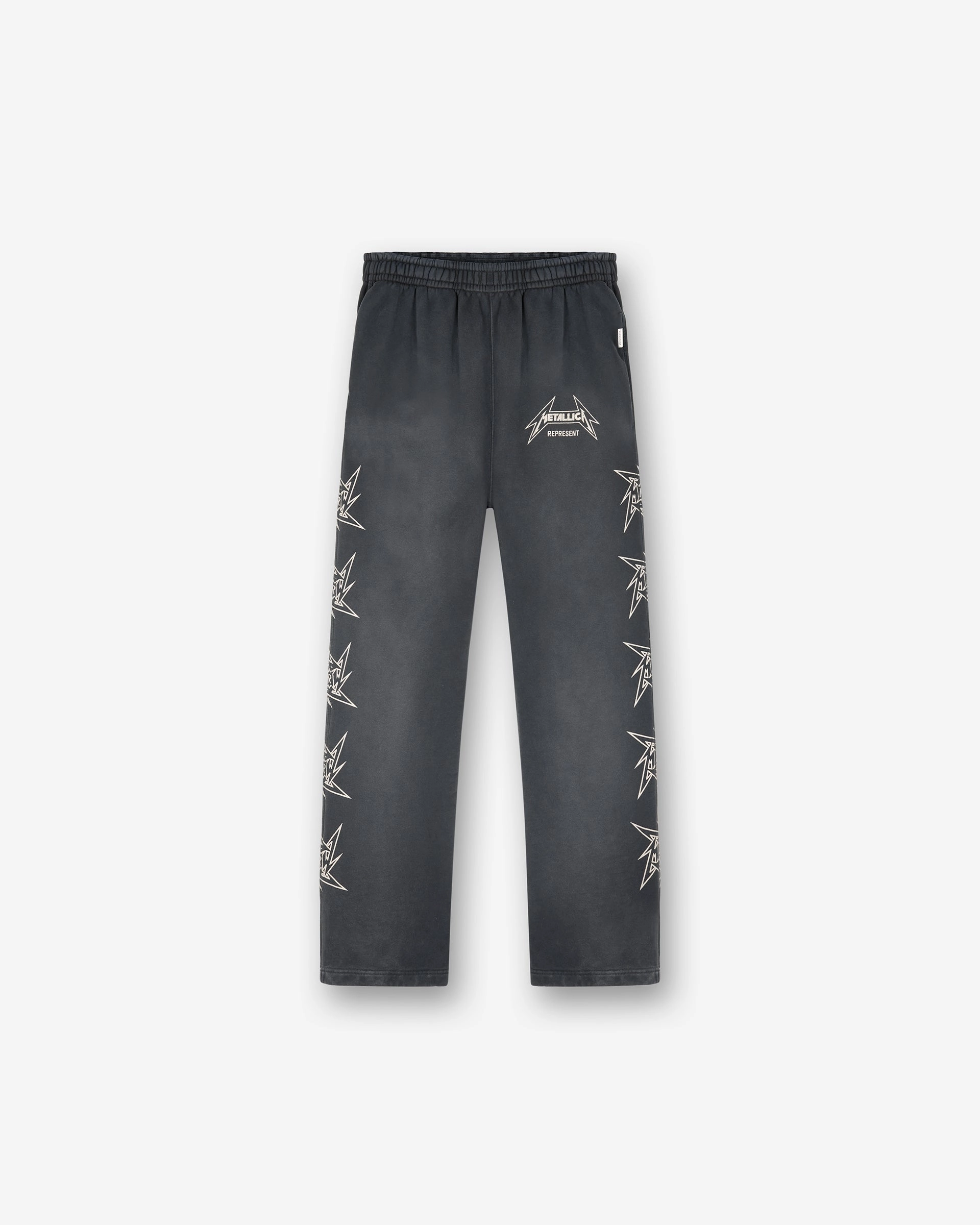 Comfort Fit Represent X Metallica Local Crew Sweatpant - Stained Black