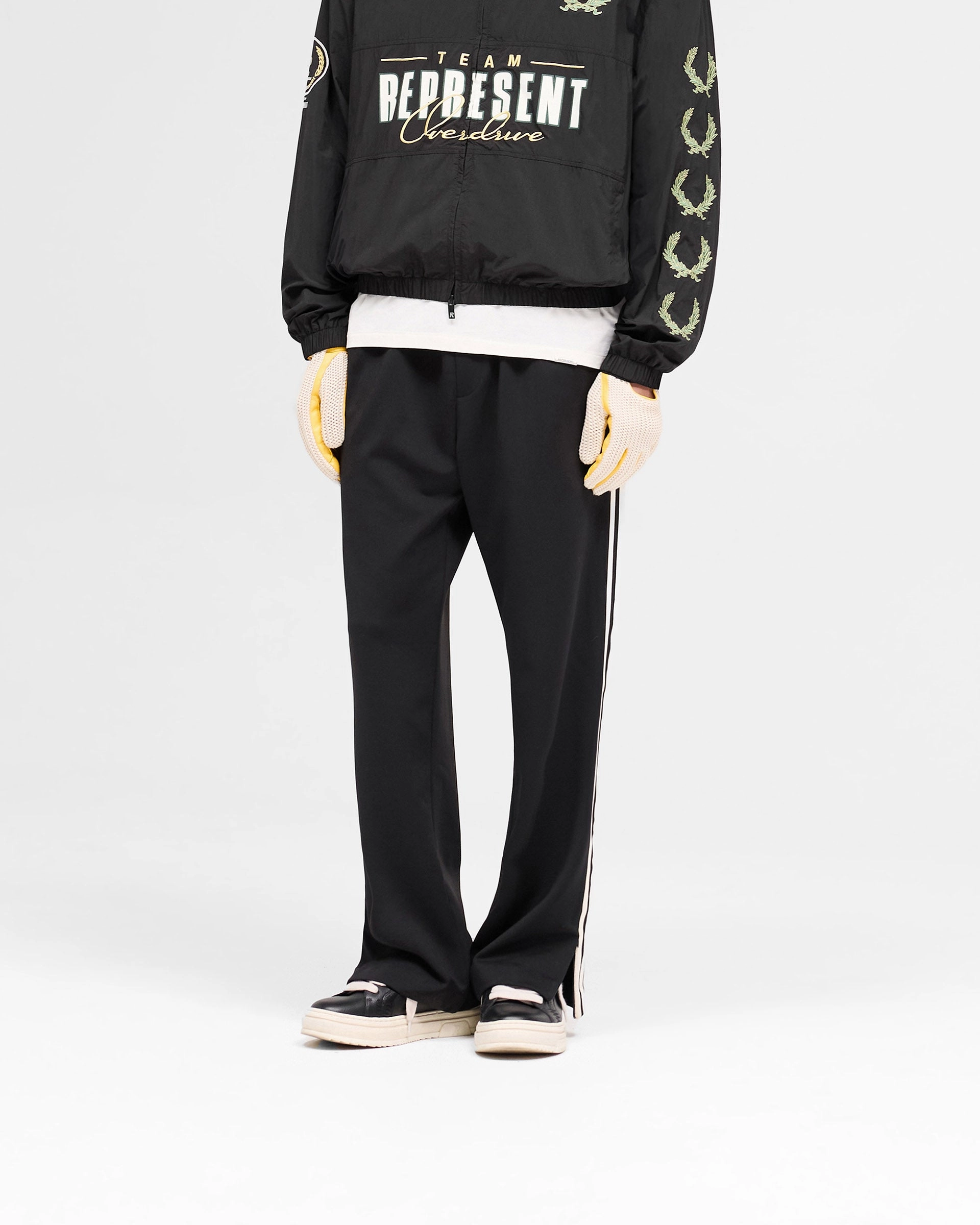 Durable Seam Construction Tailored Track Pant - Jet Black