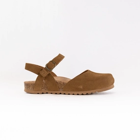 Taos Culture (Women's) - Camel Suede Contoured Footbed Sandal Pads