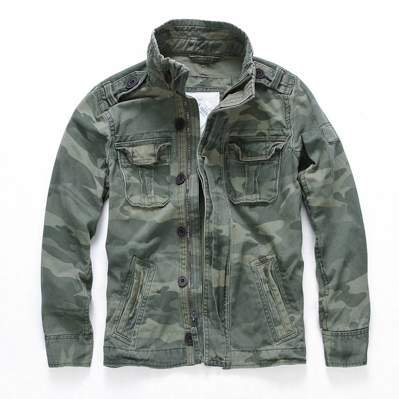 Hard Cover West Louis? Military Spring Camo Jacket