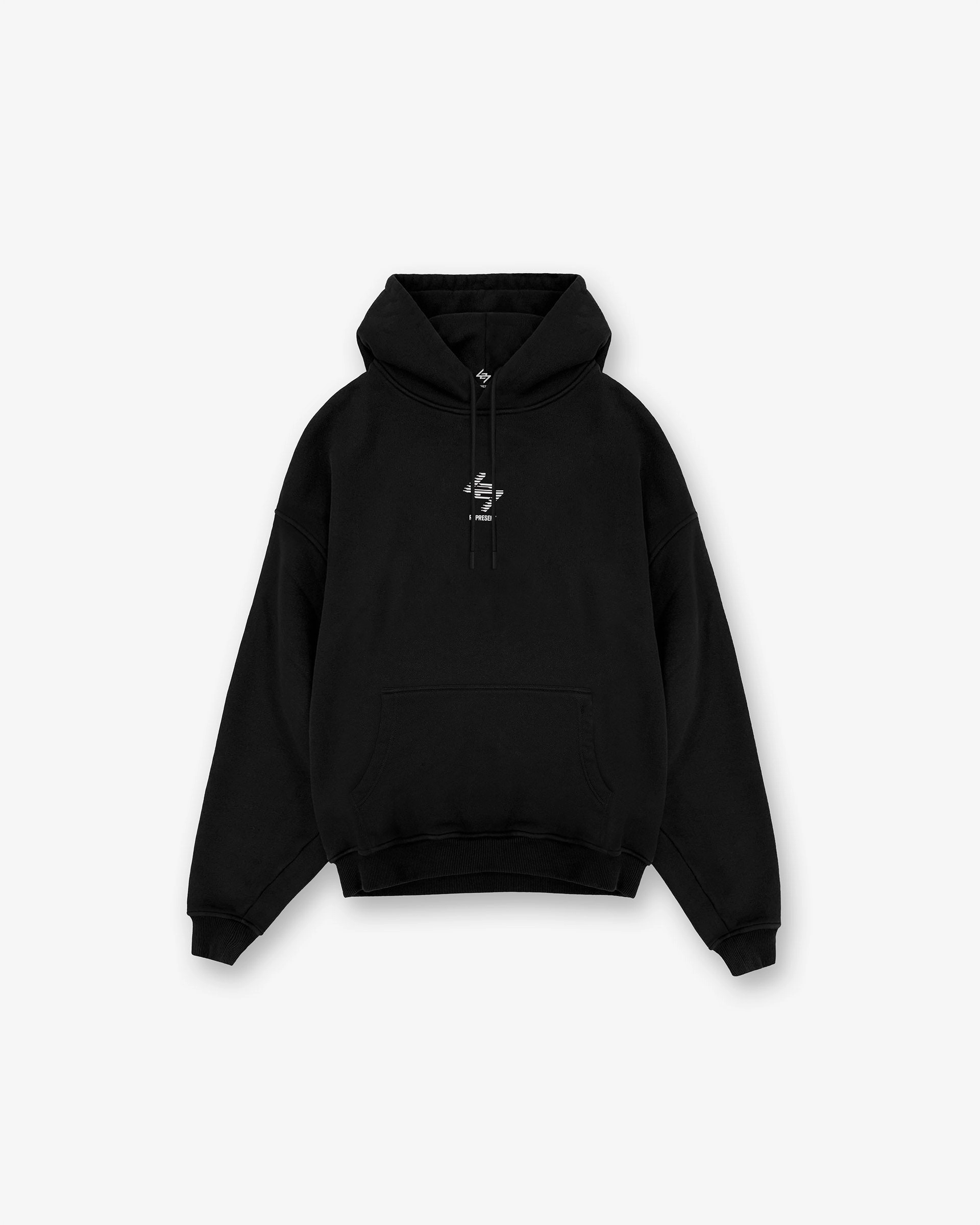 Y2K Style Relax Fit Wear 247?Manchester Hoodie - Black