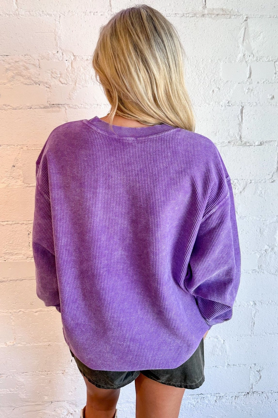 Breathable mesh panel LowImpact Processing TCU Mascot Cord Sweatshirt