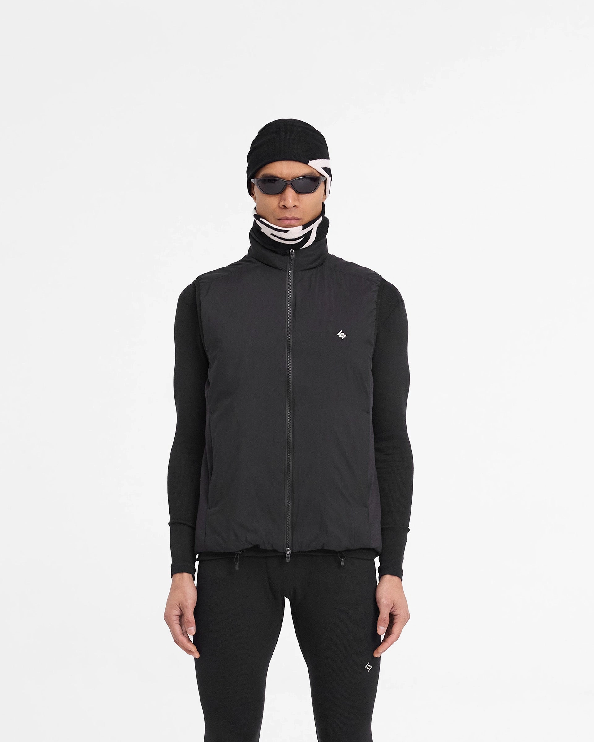 Bonded Edge Finish Team 247 Insulated Gilet - Black