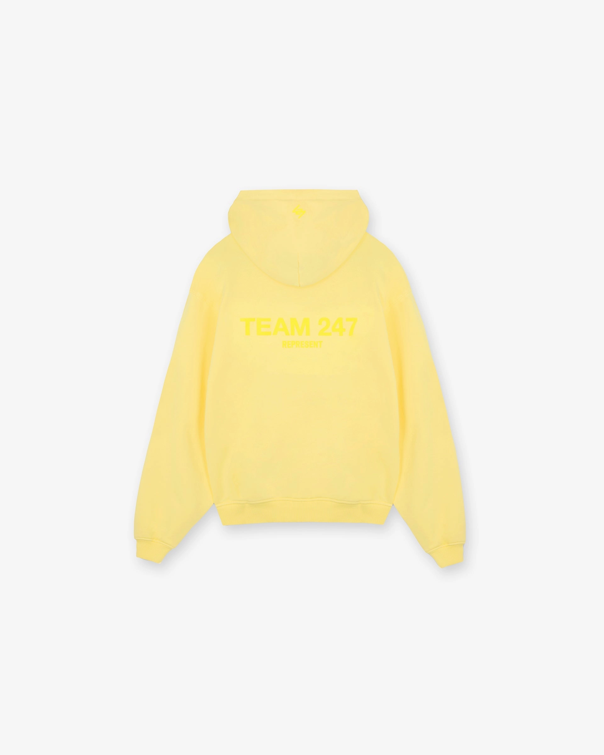 Neutral palette Team 247 Oversized Hoodie - Lemon