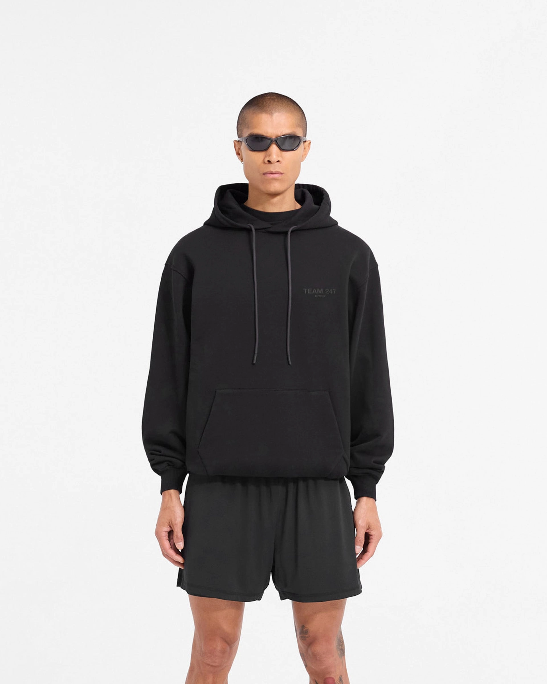 Quick Flex Team 247 Oversized Hoodie - Matte Black