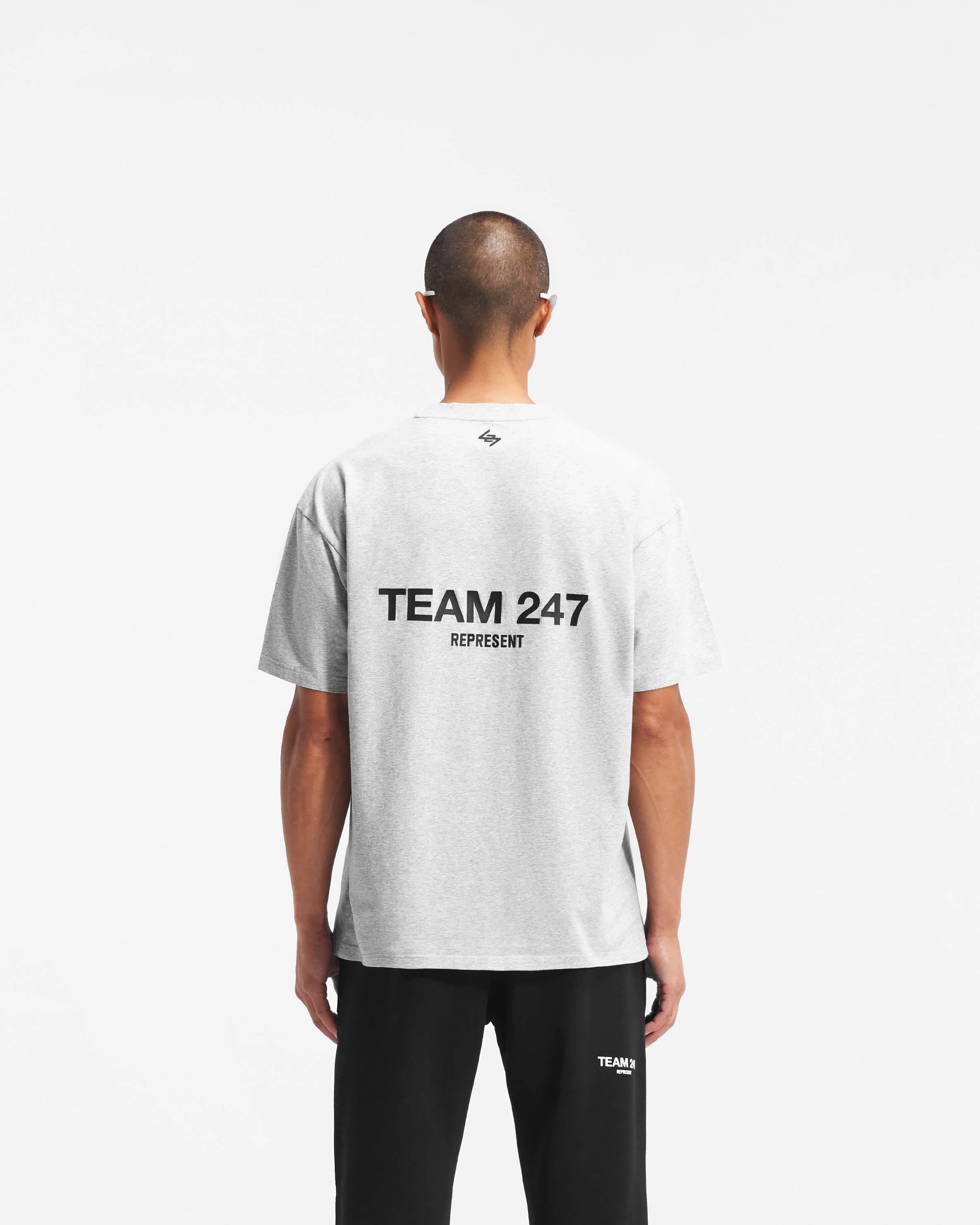 Team 247 Oversized T-Shirt - Ash Grey Odor Control Finish Layering Must-Have