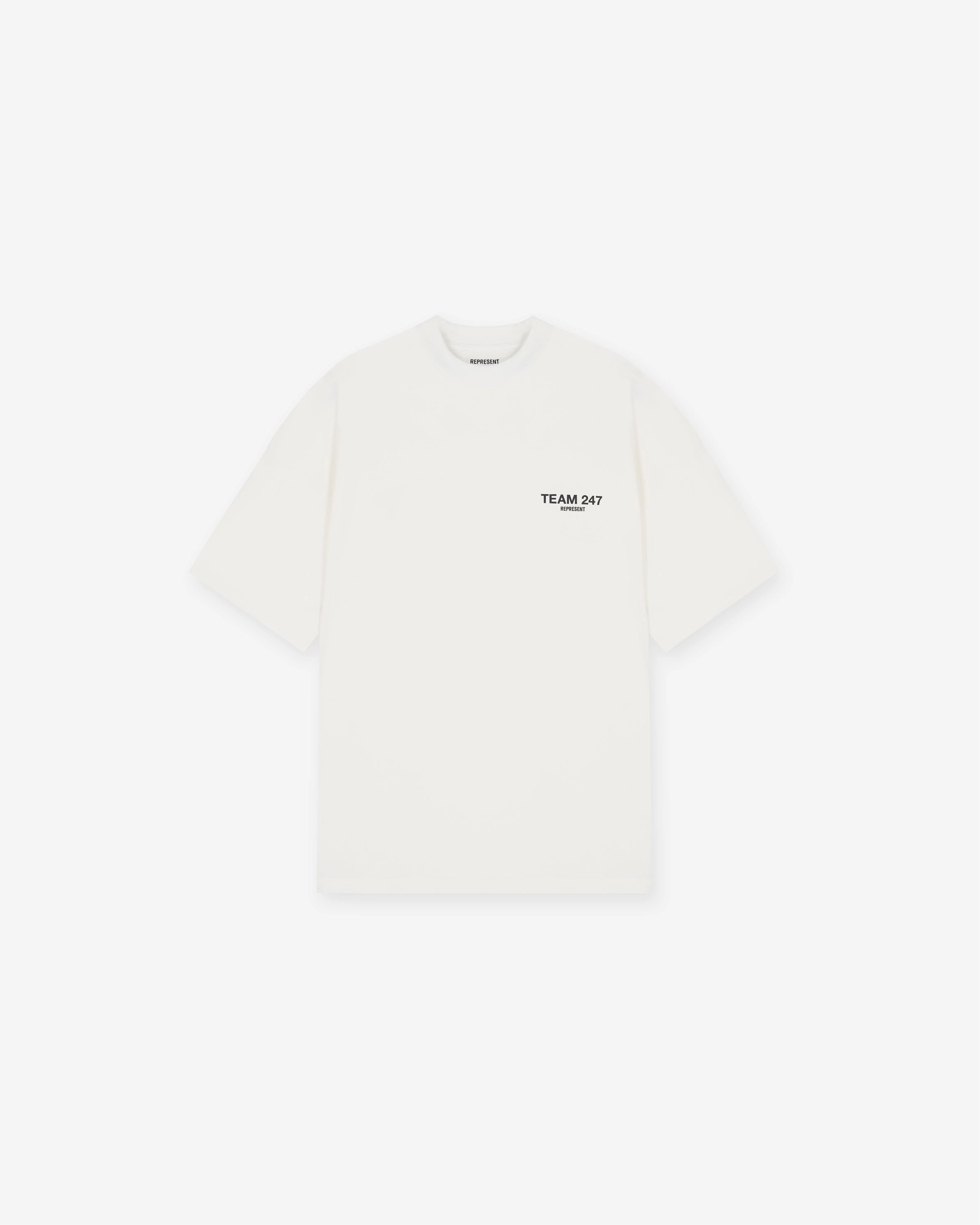 Fit for Everyone Clean Cut Team 247 Oversized T-Shirt - Flat White