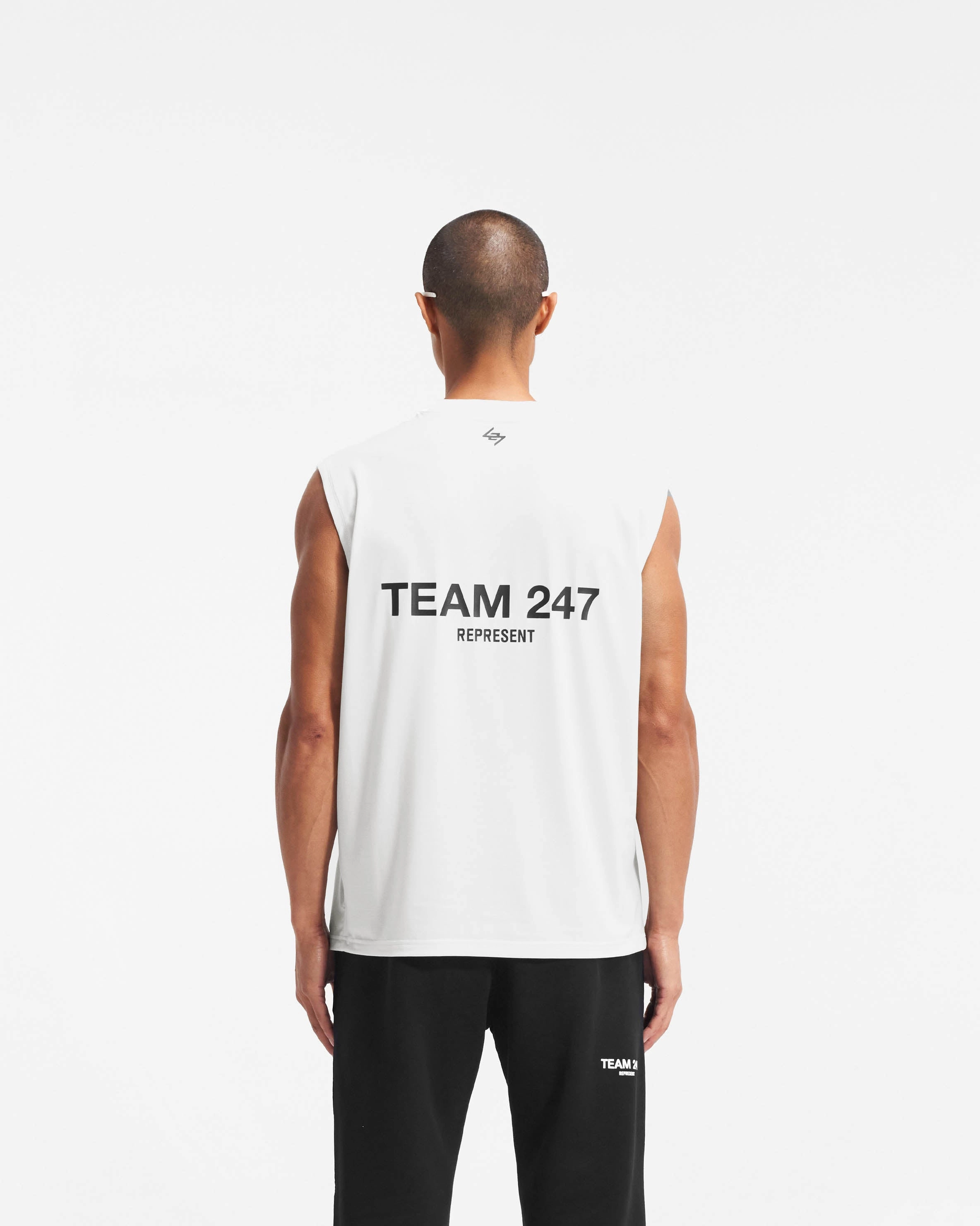Team 247 Oversized Tank - Flat White Street Style