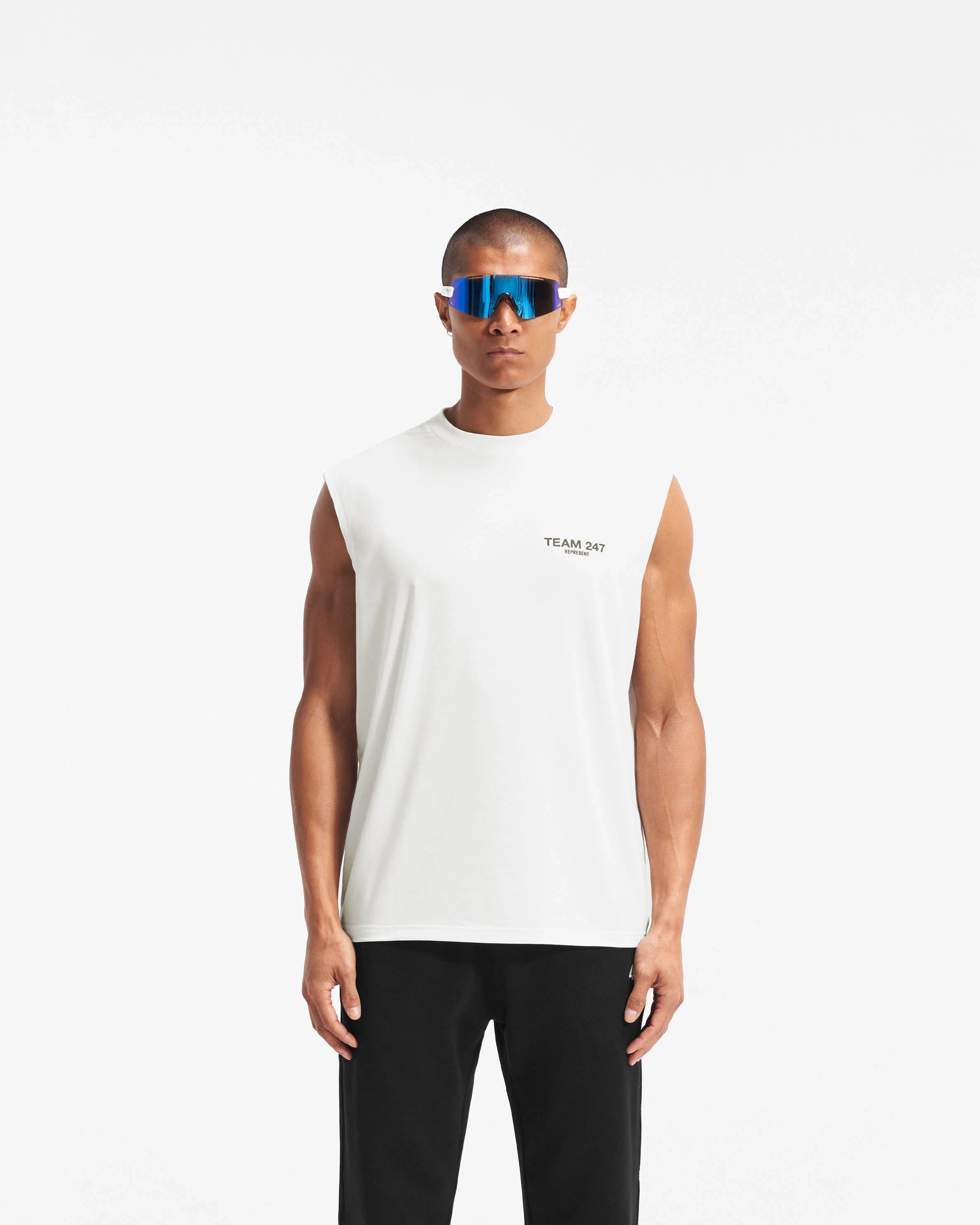 Team 247 Oversized Tank - Flat White Smart Comfort
