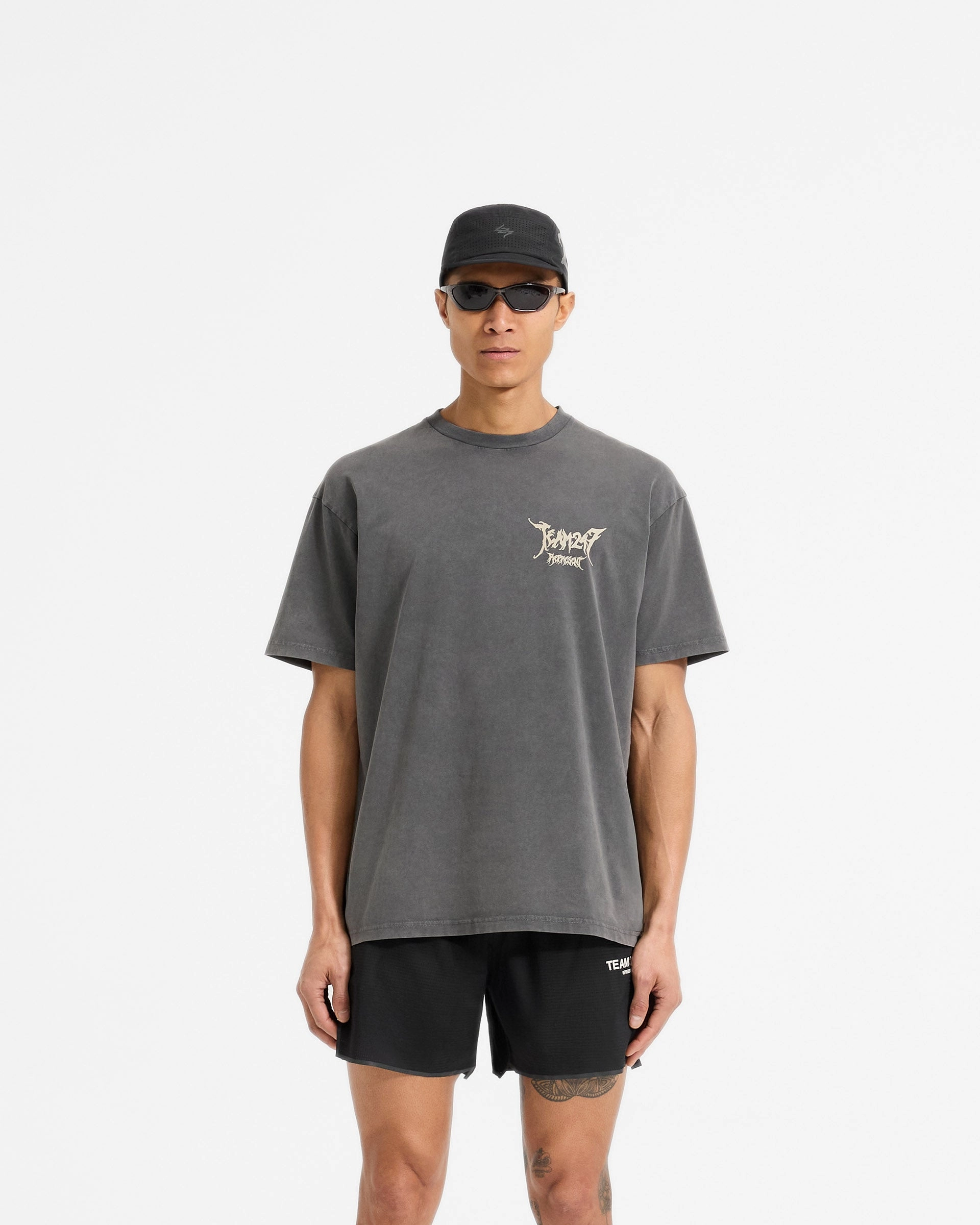 spring fashion Team 247 X END Oversized T-Shirt - Washed Grey