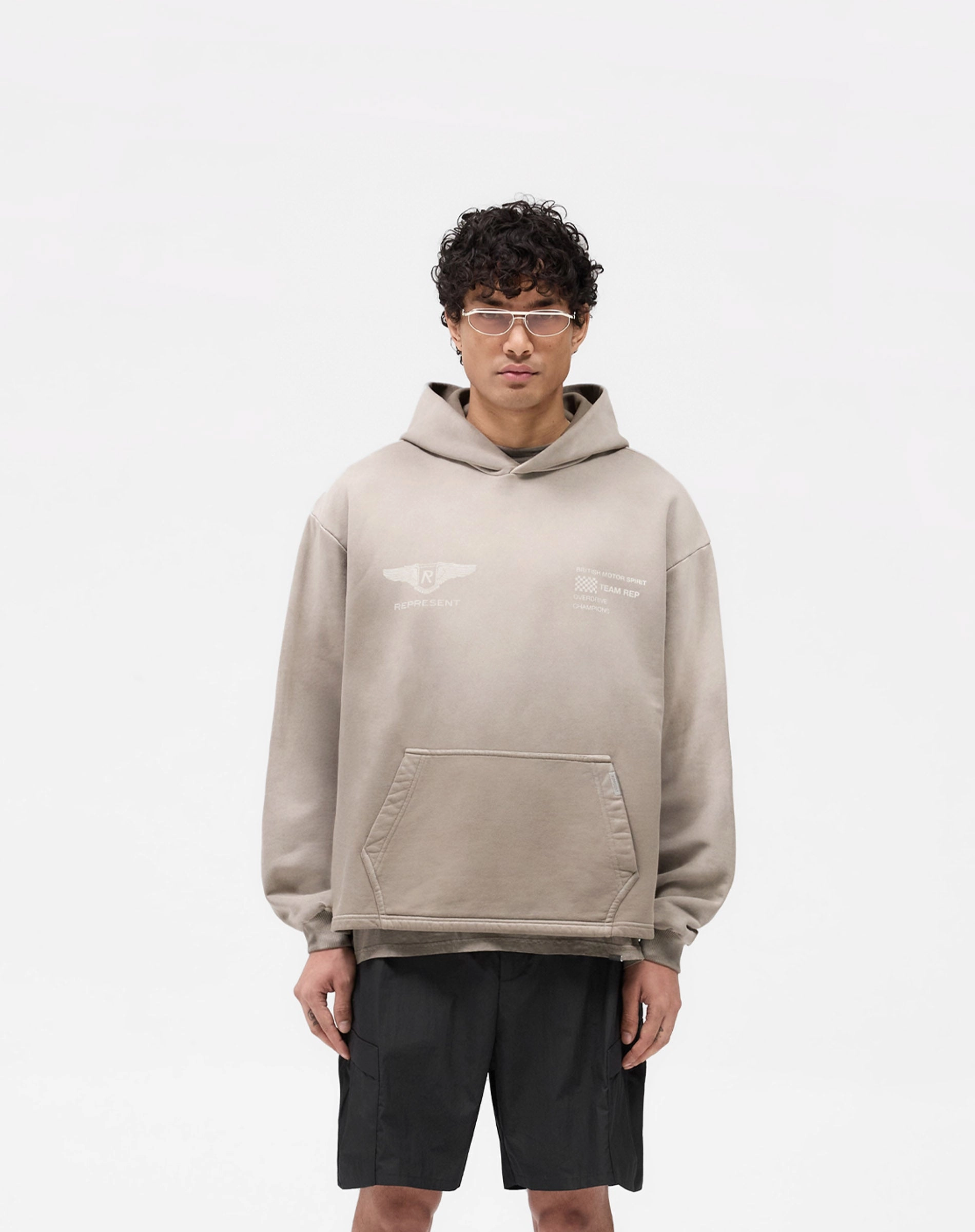 Motion Ready Team Rep Hoodie - Dark Taupe