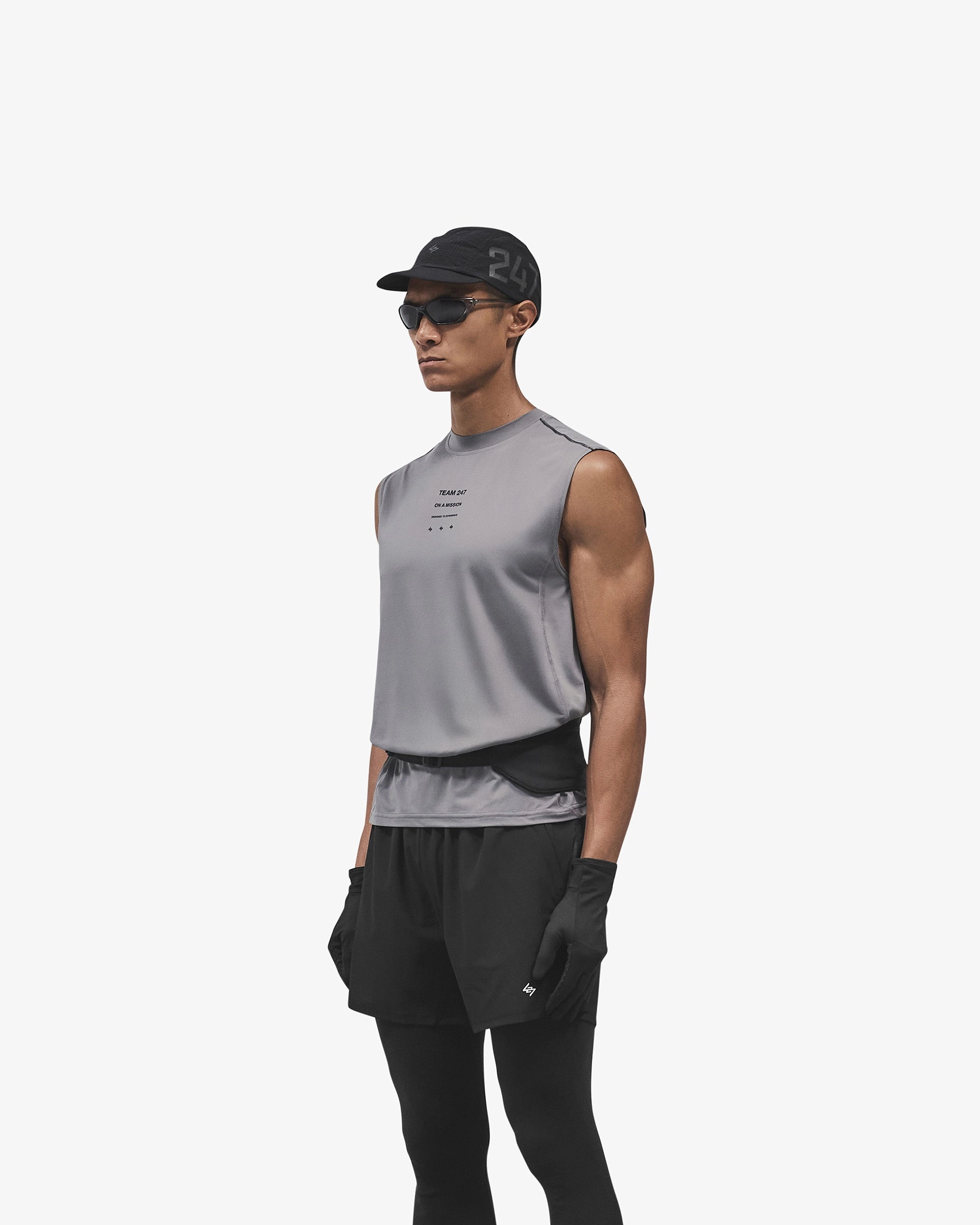 Fade Resistant Print Halloween 247 Trail Tank - Steel