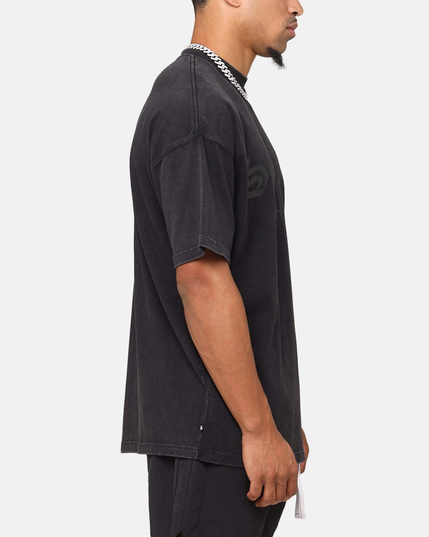 Saint Morta Saint Athletica Boxy T-Shirt Vintage Black BreathableMesh WaterResistantCoating