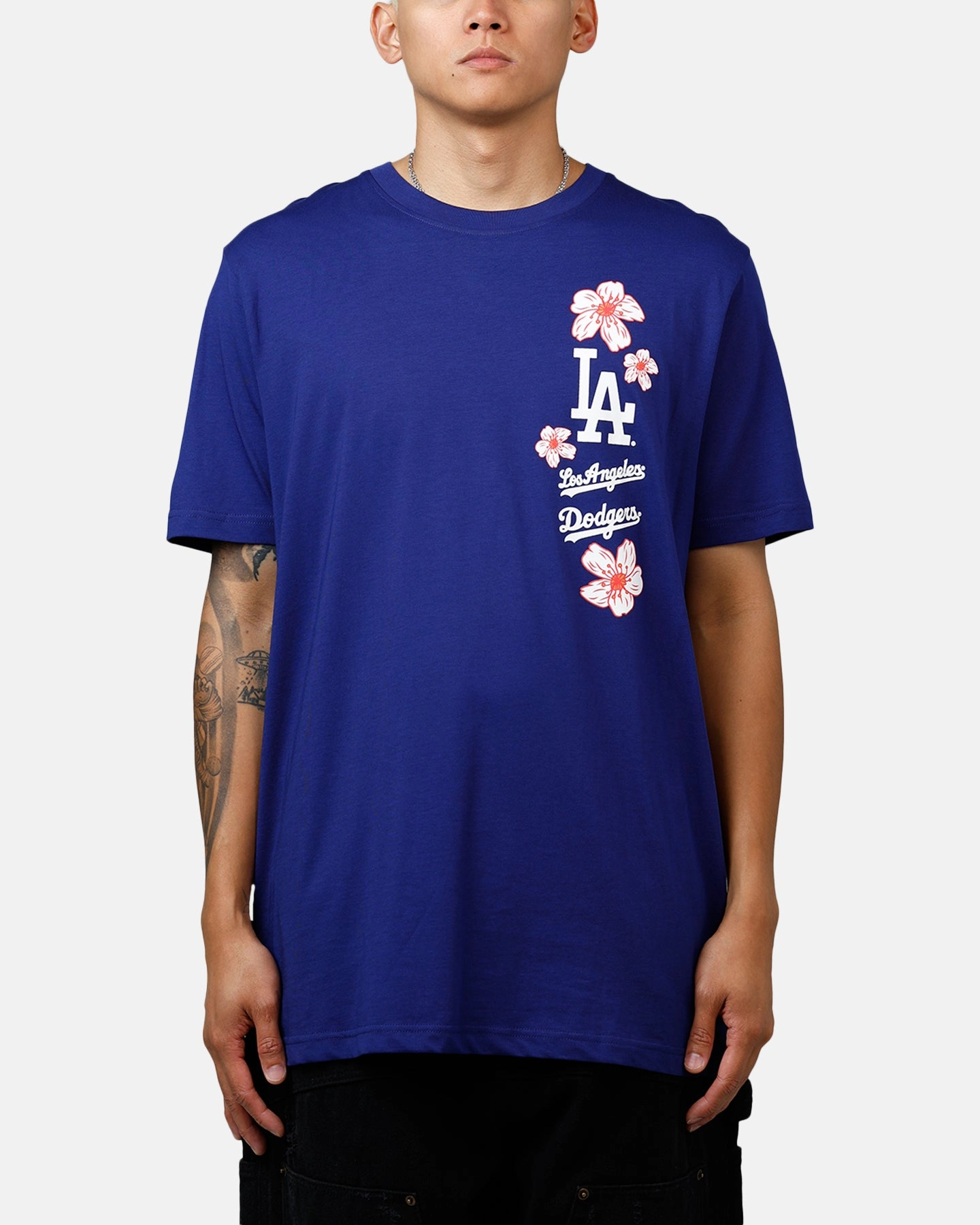 Light Fabric New Era Los Angeles Dodgers Cherry Blossom T-Shirt Blue