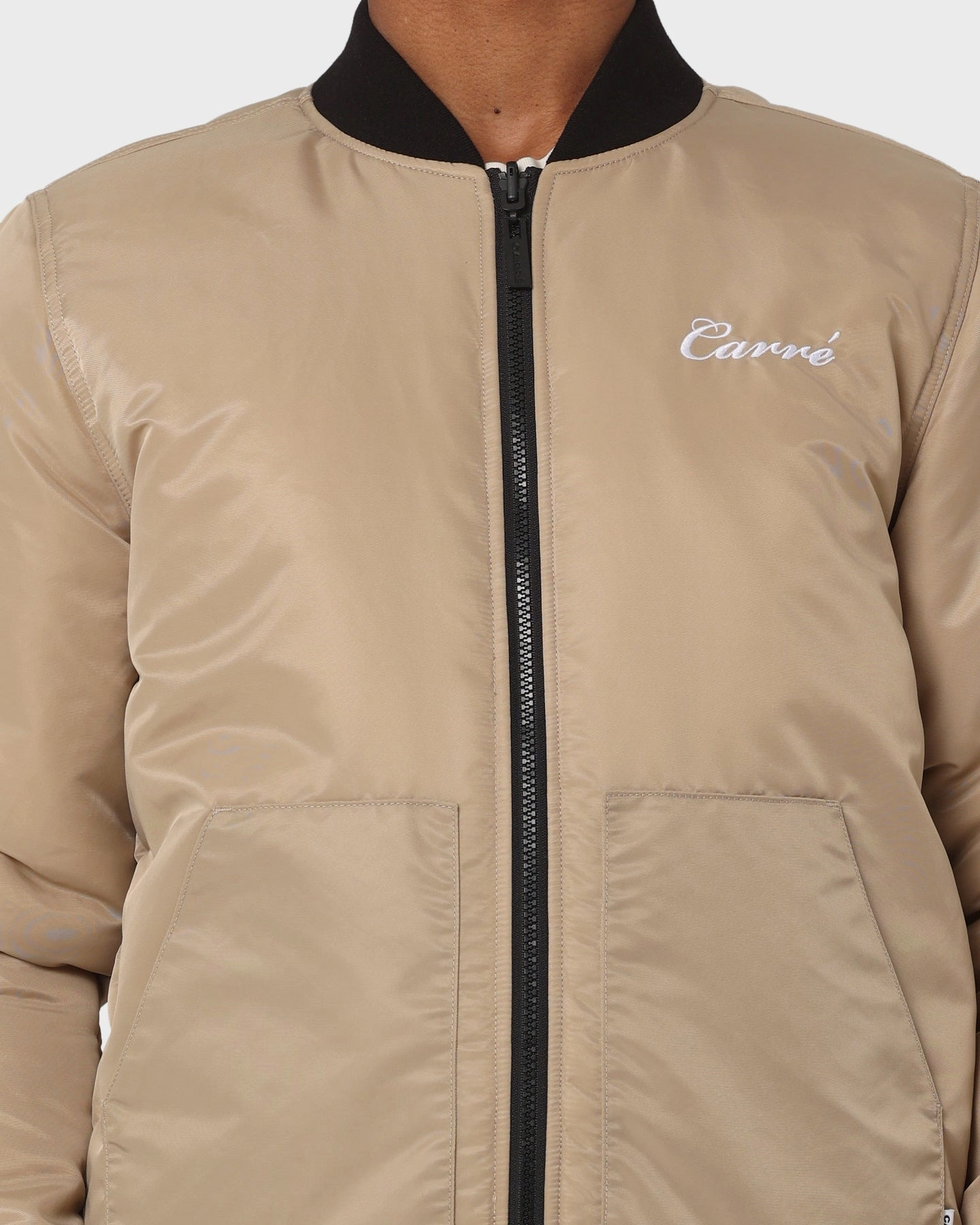 Carr?? C-89 Reversible Bomber Jacket Wheat Button Closure