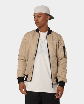 Rugged Style Removable Hood Carr?? C-89 Reversible Bomber Jacket Wheat