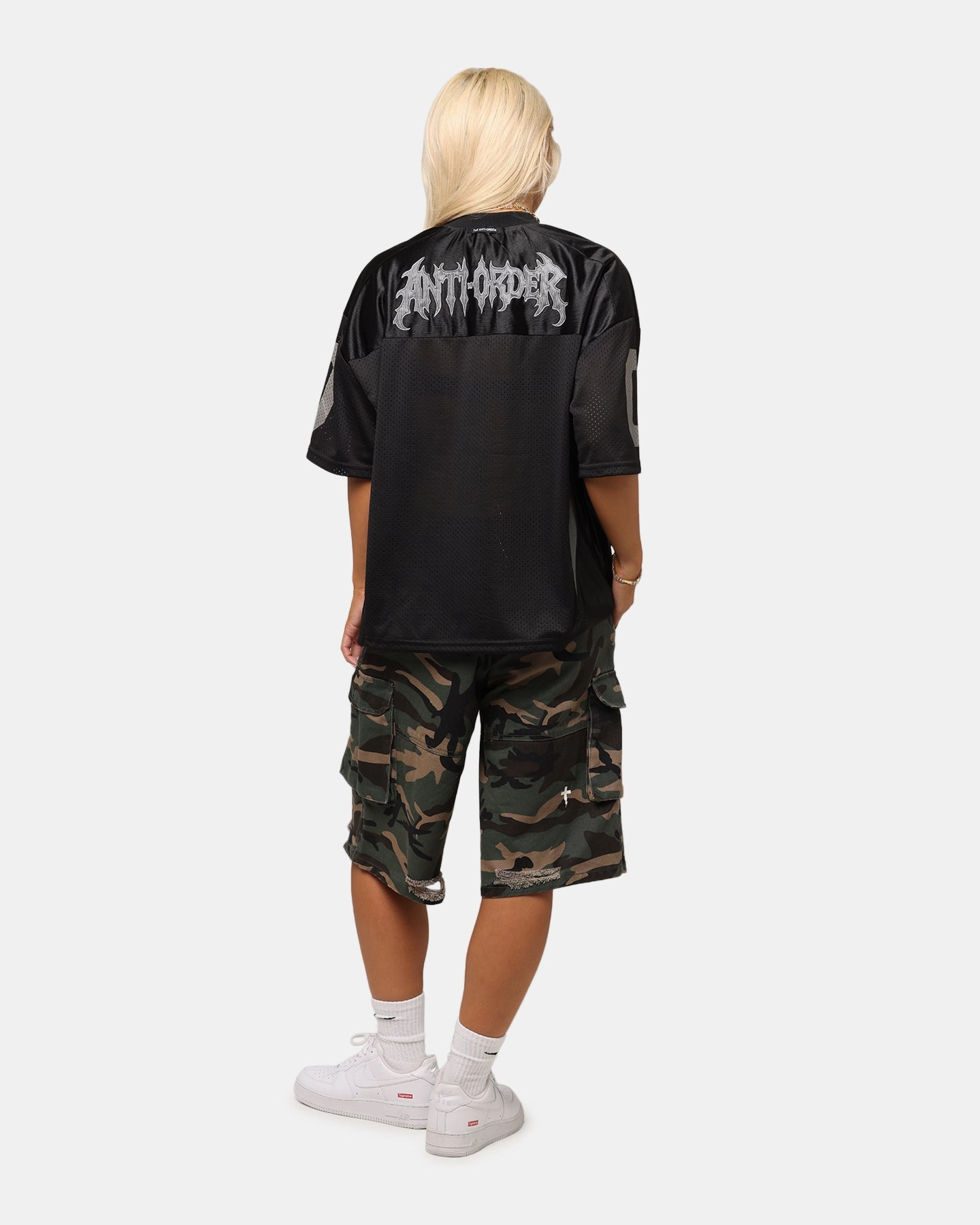 The Anti Order Sparta Mesh Team Jersey Black/Grey BuiltInLayer