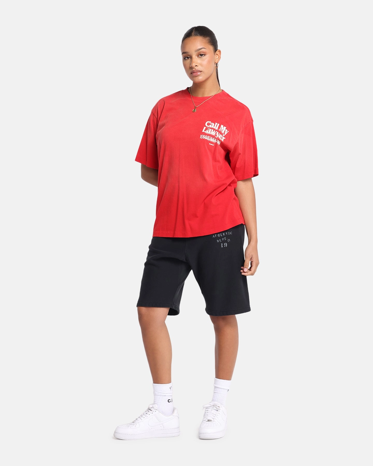 Casual Sweater Wrinkle Resistant Treatment Market Call My Lawyer 3D T-Shirt Red