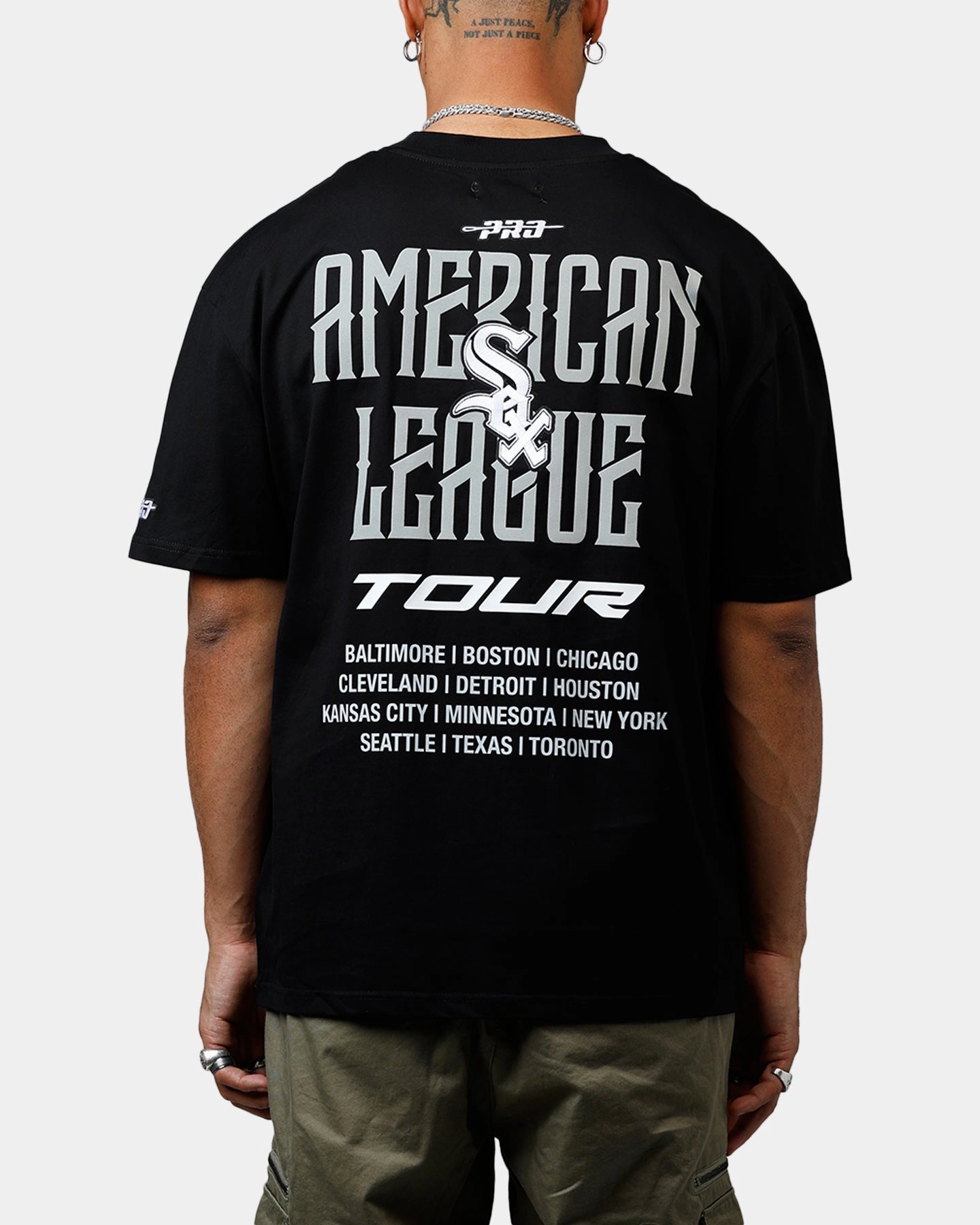 Pro Standard Chicago White Sox City Tour 2.0 T-Shirt Black NonChafing Fabric